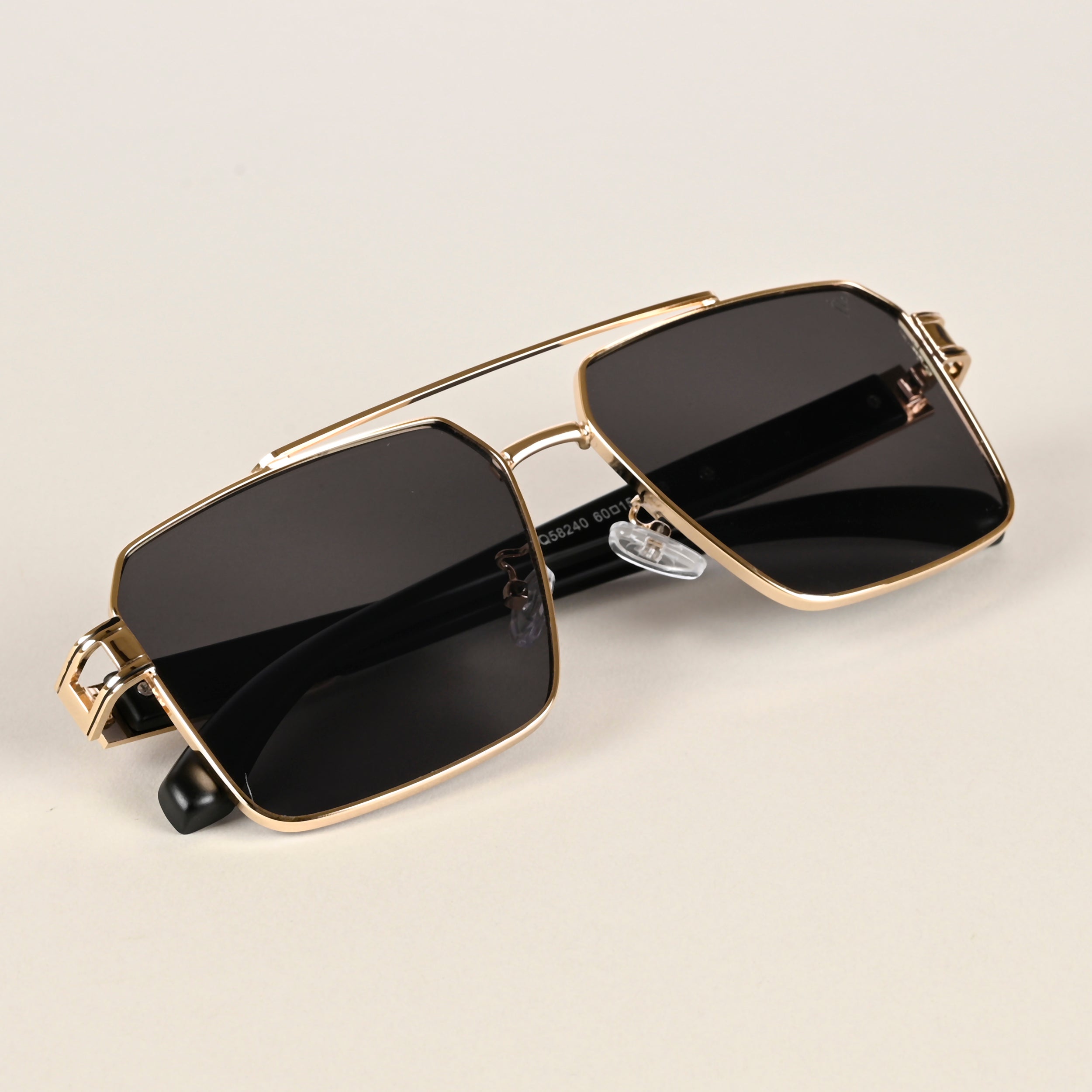 Voyage Black Wayfarer Sunglasses for Men & Women (58240MG4209)