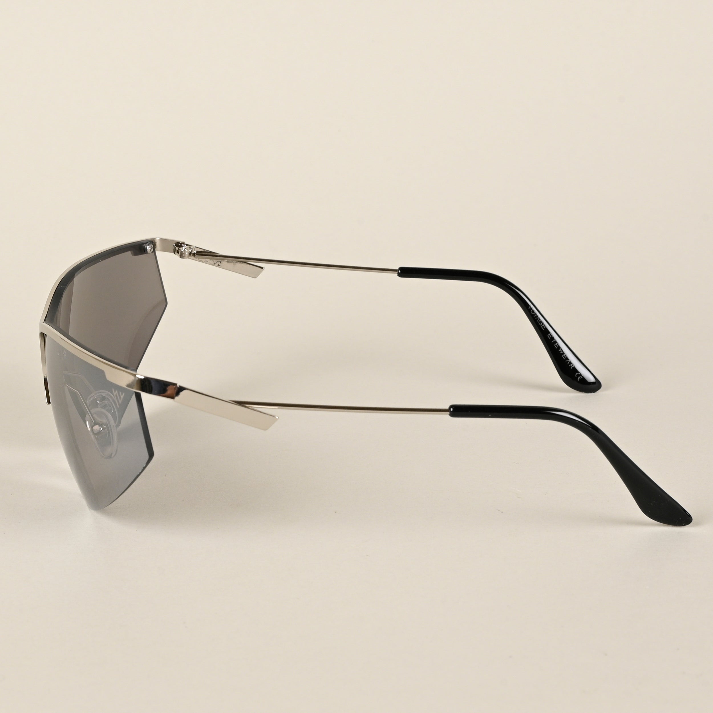 Voyage Grey Wrap-Around Sunglasses for Men & Women (3563MG4220)