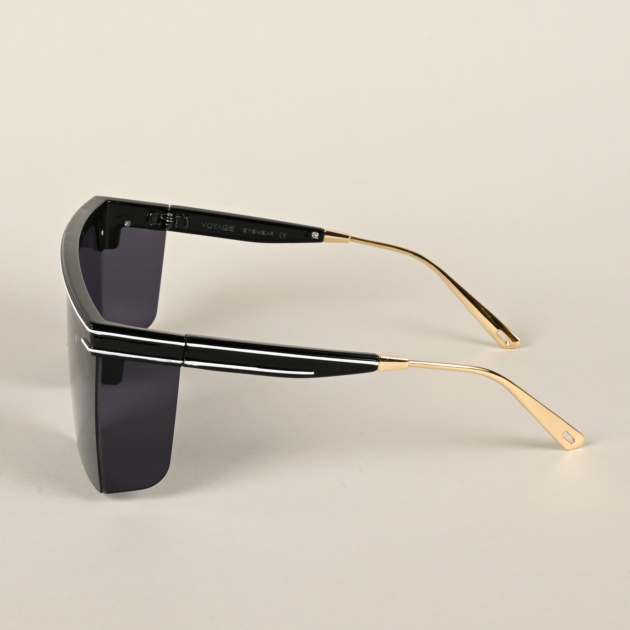 Voyage Black Wayfarer Sunglasses for Men & Women - MG4182