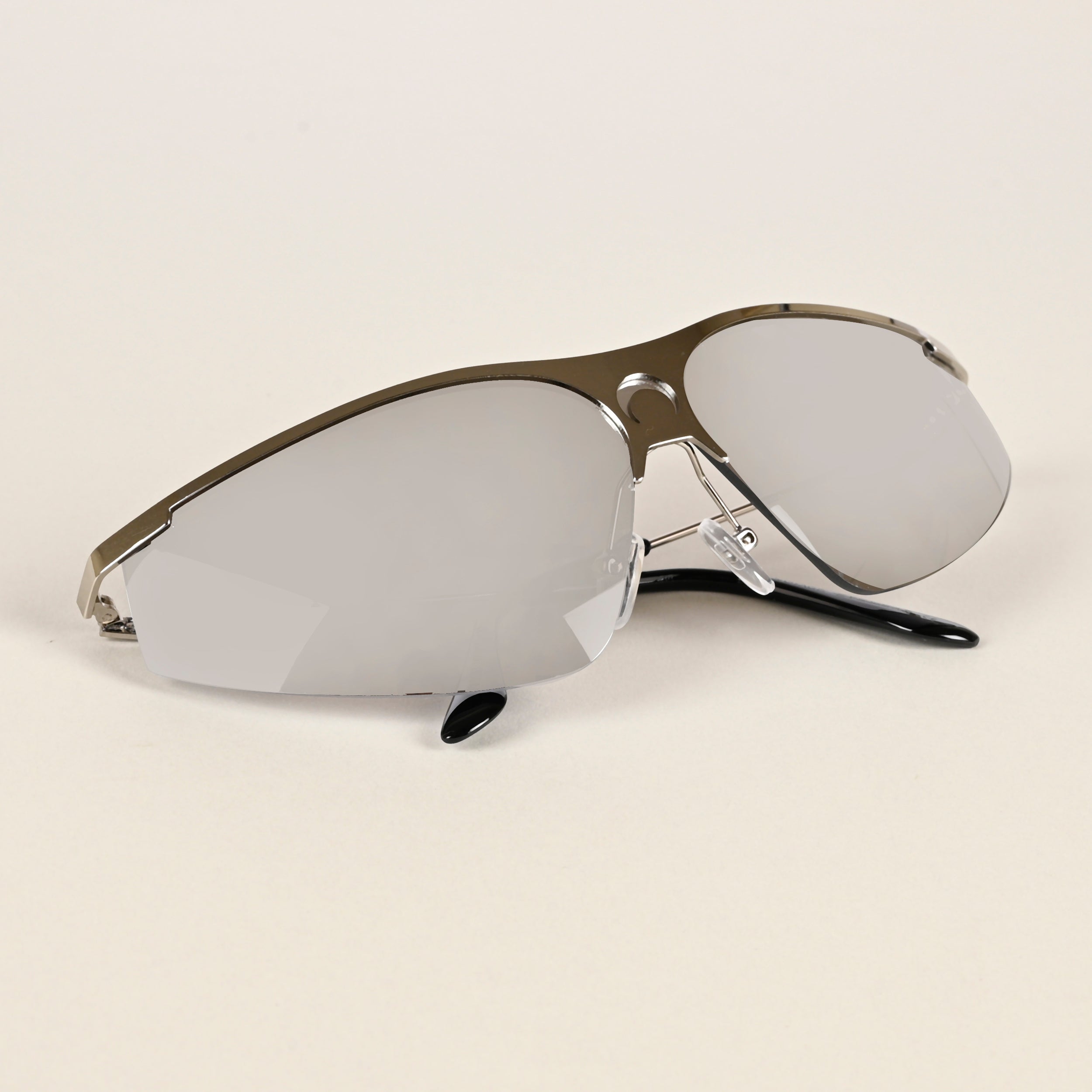Voyage Grey Wrap-Around Sunglasses for Men & Women (3563MG4220)