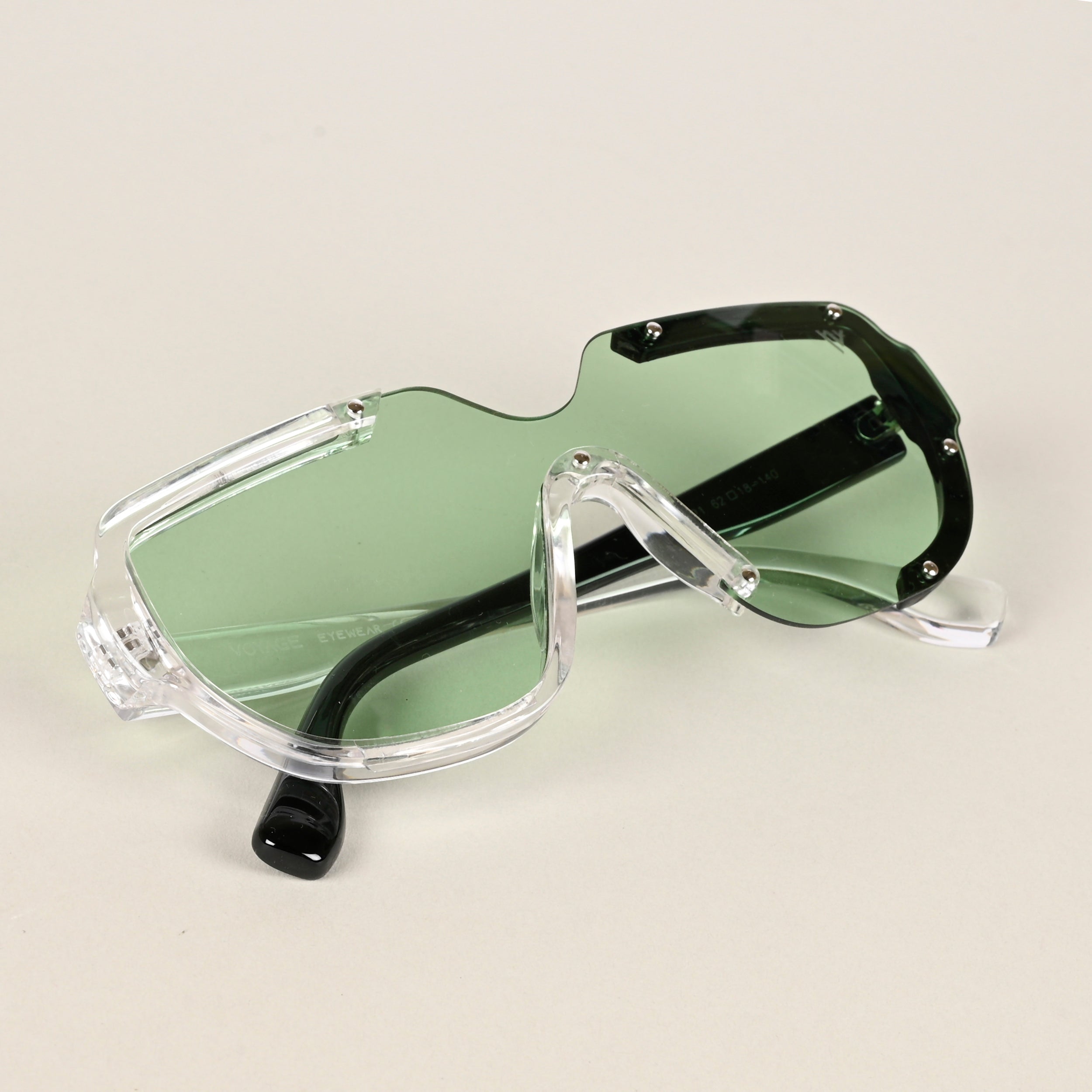 Wayfarer Green Sunglasses (8721MG4185)