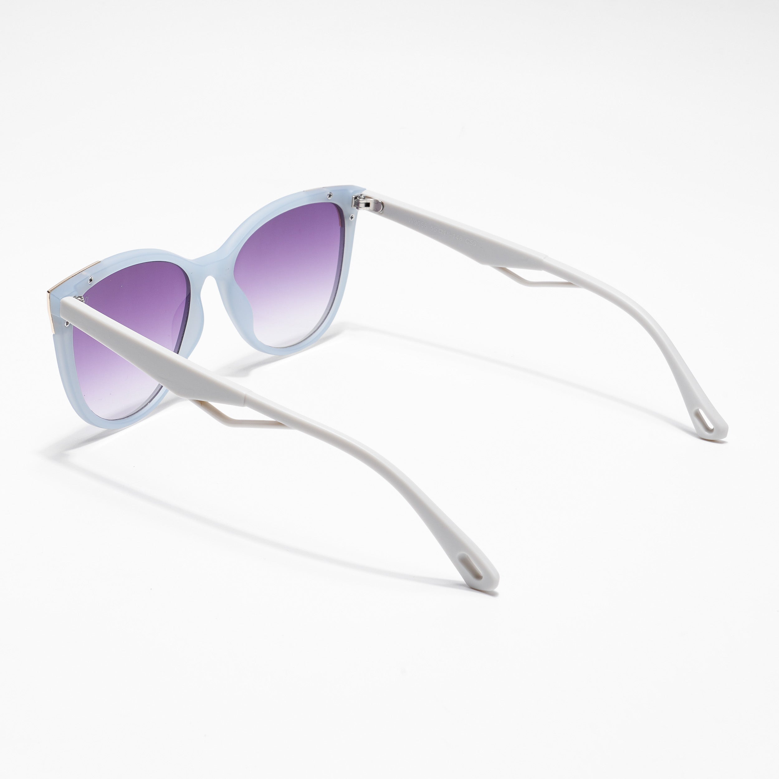 Starlet | Purple & Clear Cateye Sunglasses (W9056MG4227)