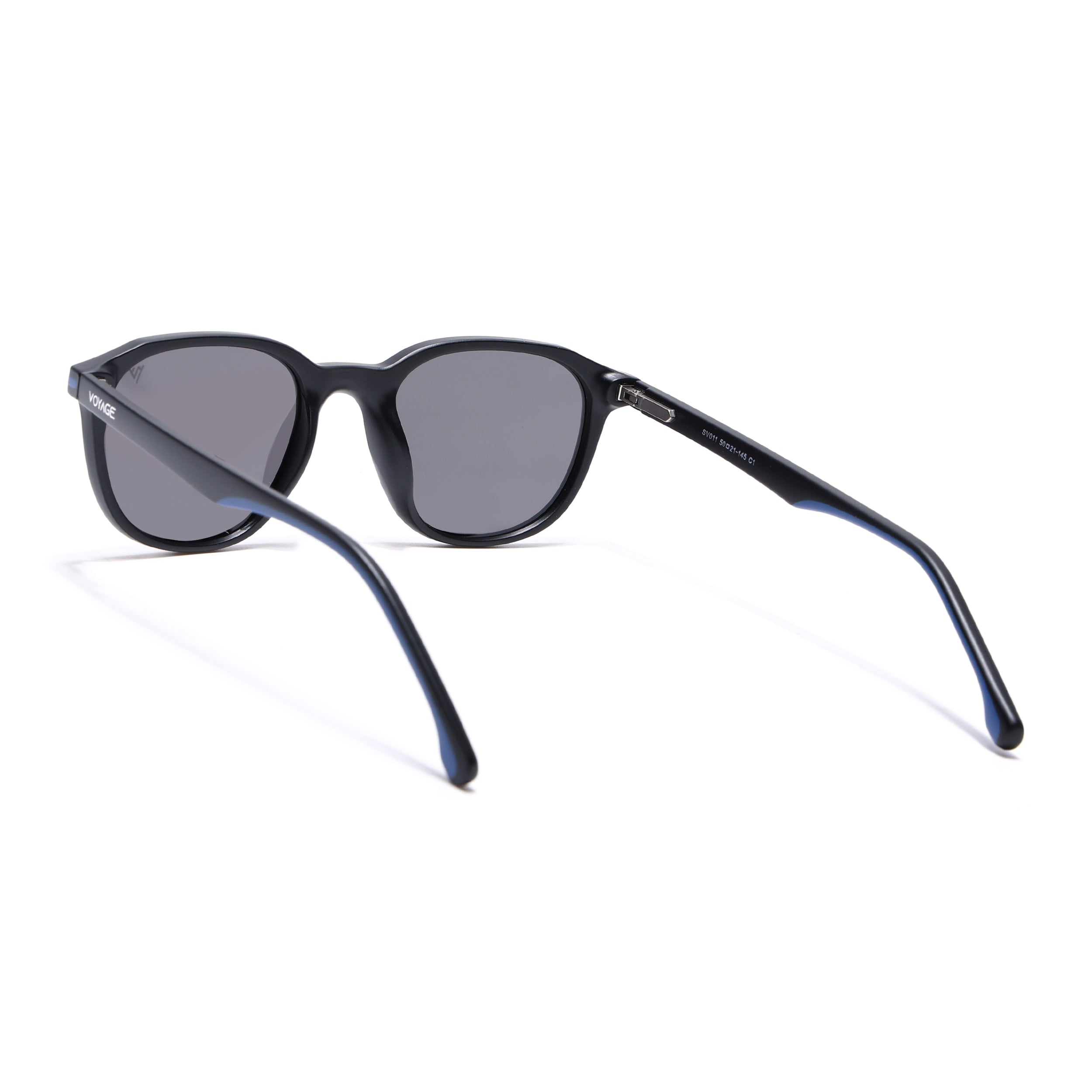 Matira | Black & Blue Wayfarer Polarized Sunglasses | PMG7397