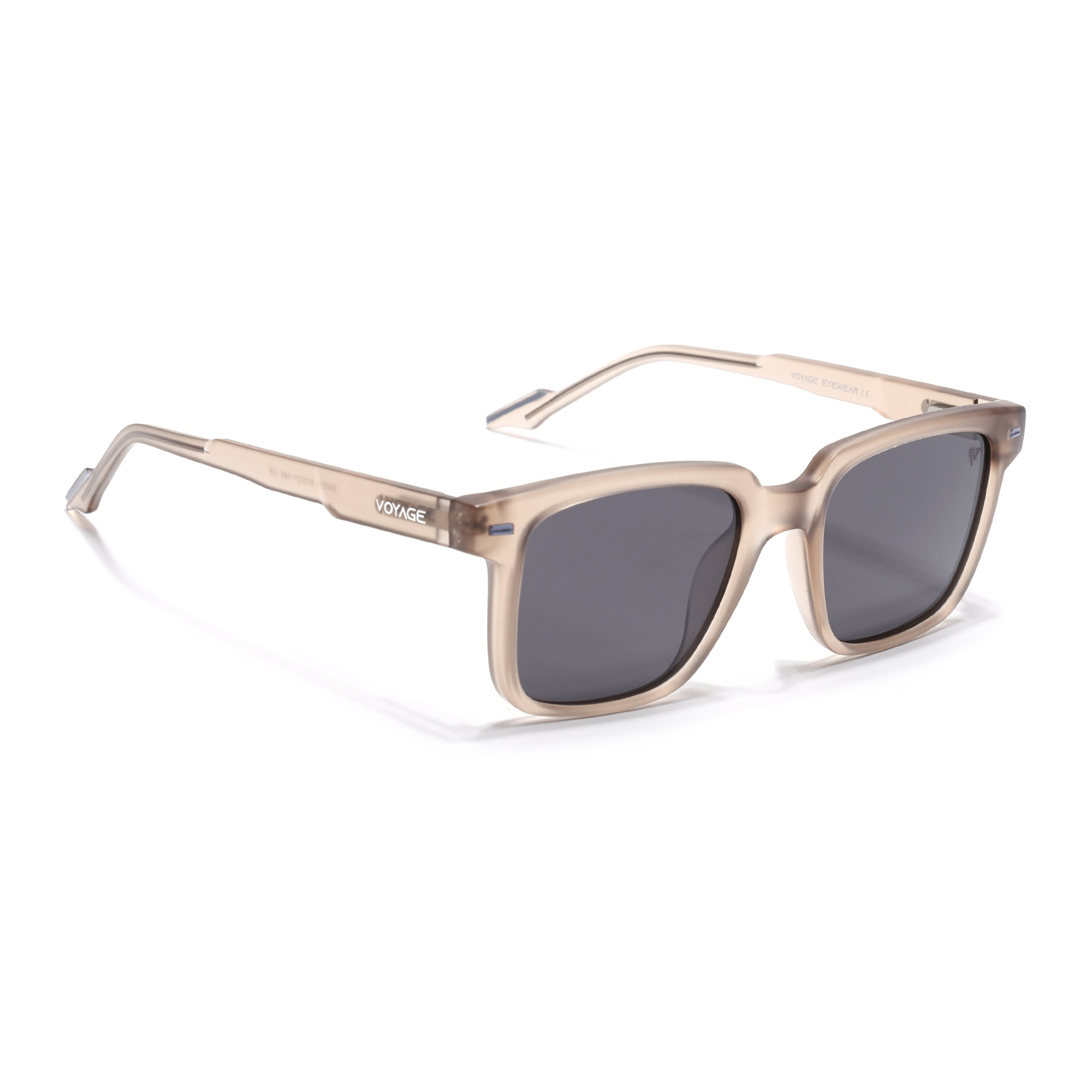 Matira | Brown Square Polarized Sunglasses | PMG7418