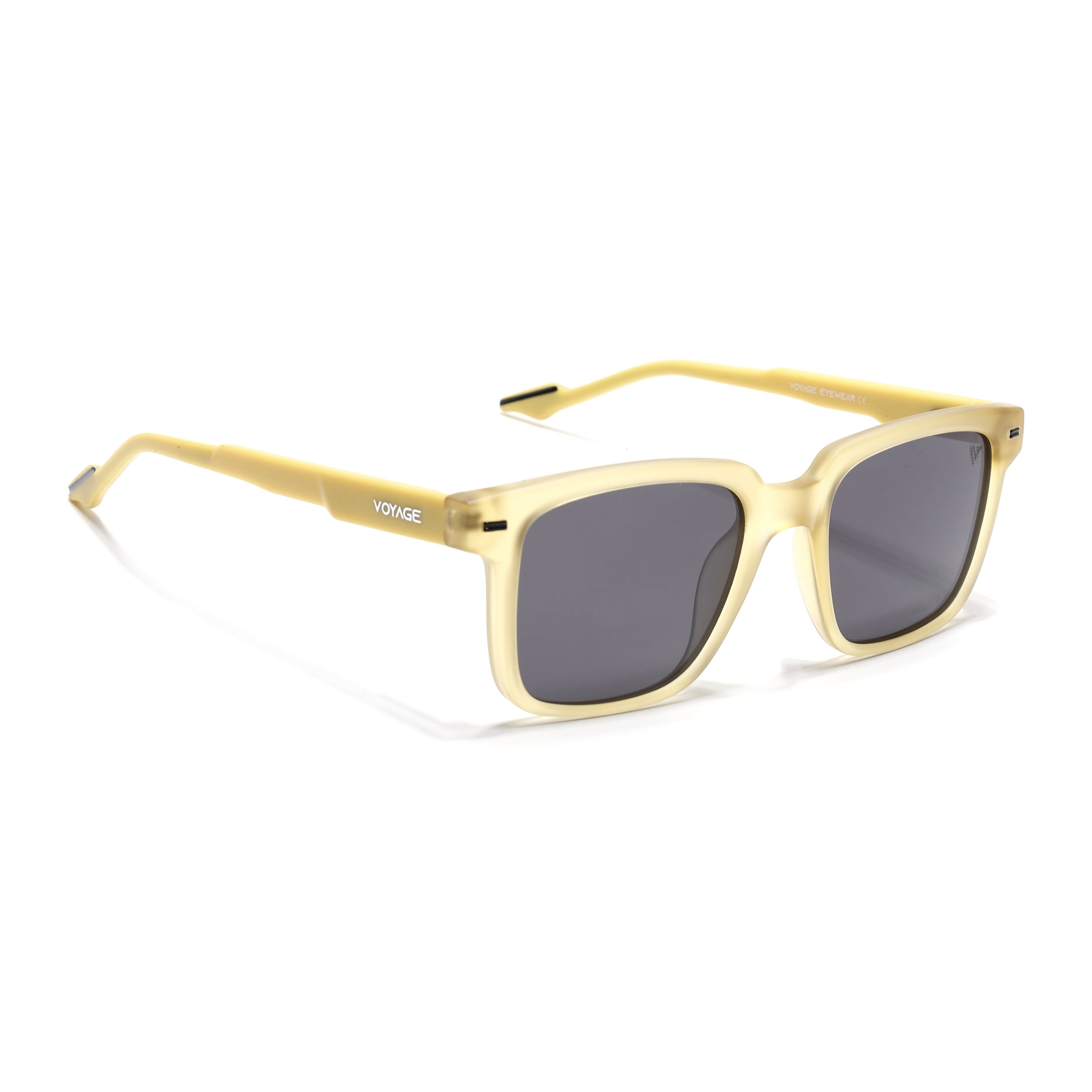Matira | Yellow Square Polarized Sunglasses | PMG7419