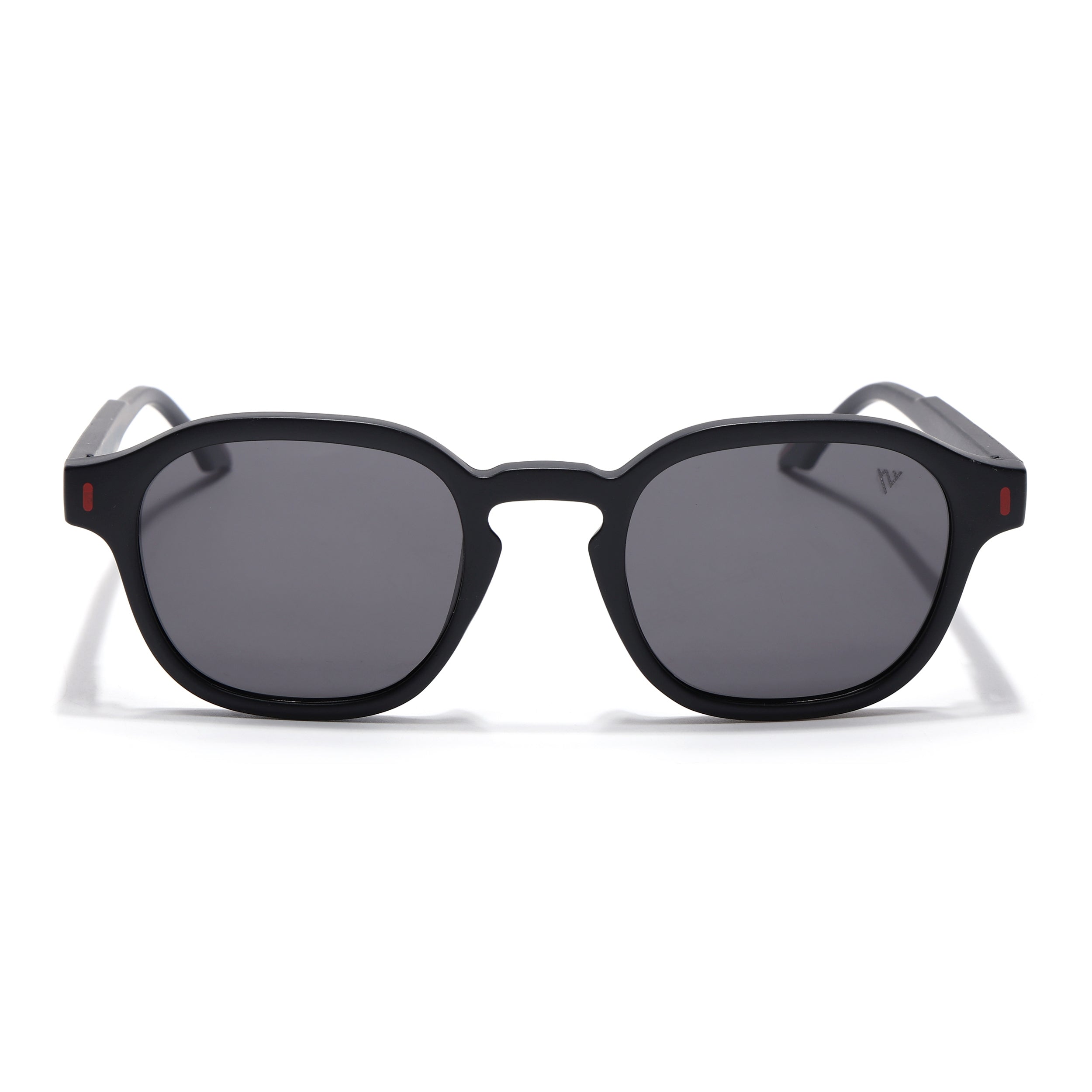 Matira | Black & Red Wayfarer Polarized Sunglasses | PMG7421