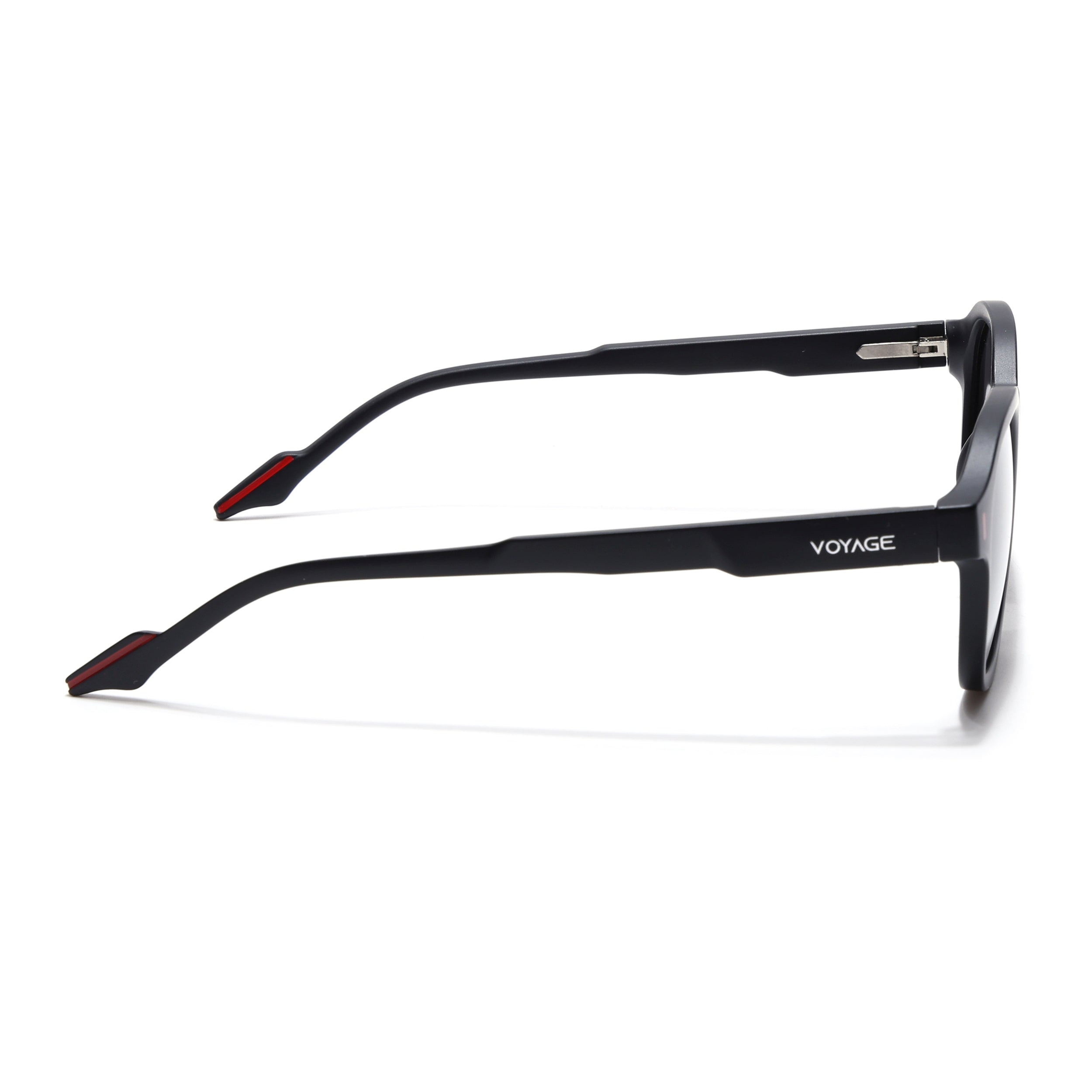 Matira | Black & Red Wayfarer Polarized Sunglasses | PMG7421