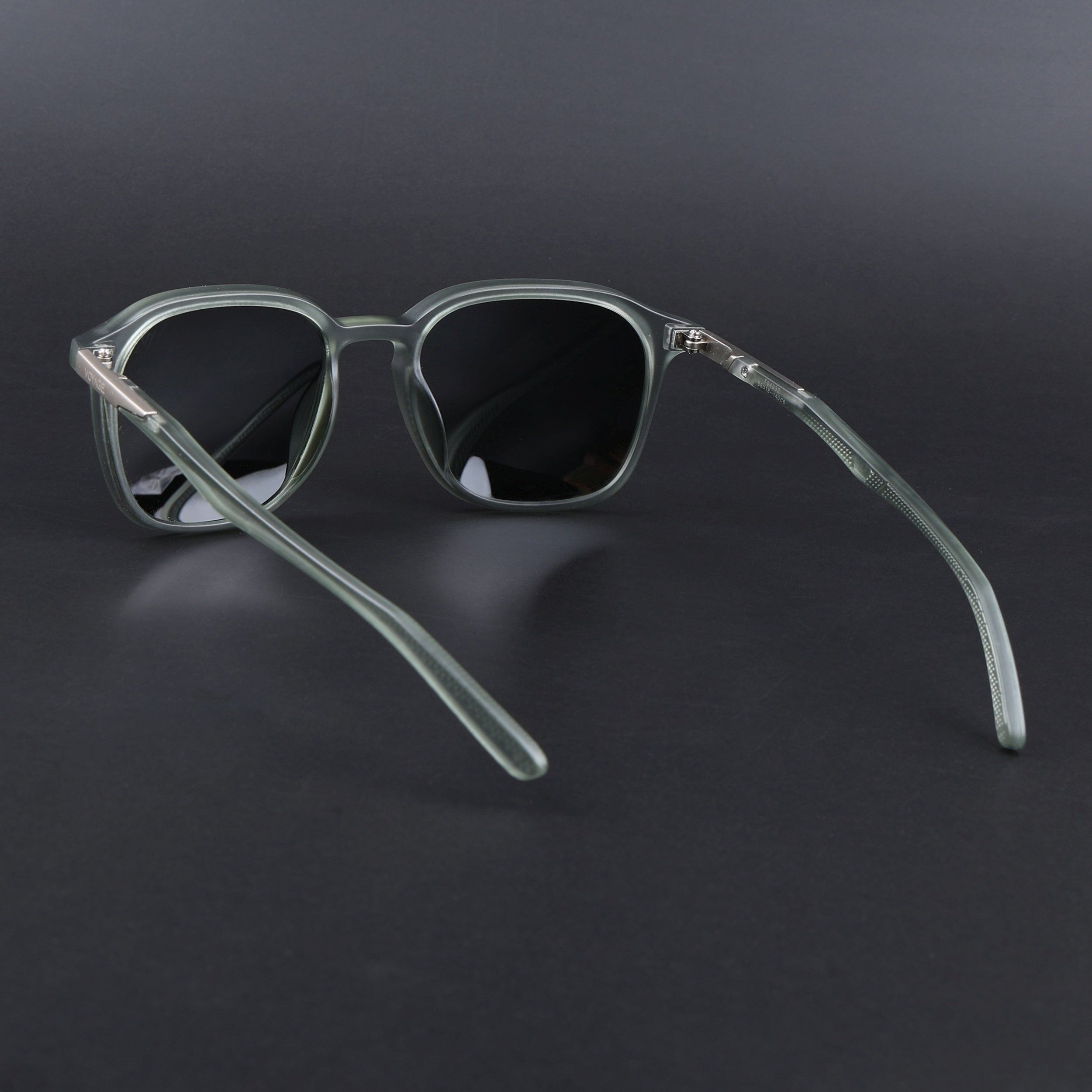 Square Polarized Sunglasses | Olive Lens | Olive Frame - PMG6796