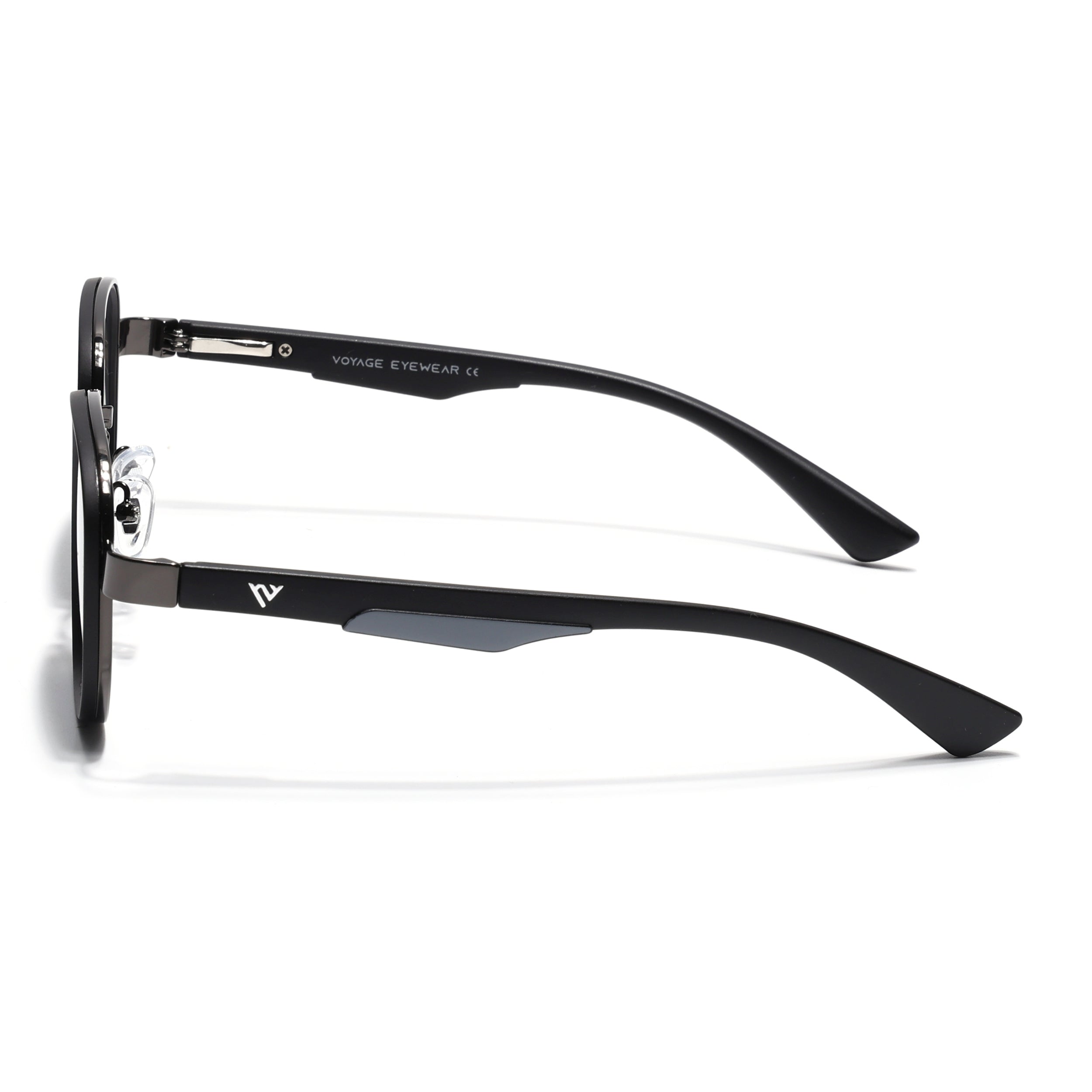Square Sunglasses for Men & Women (Black Lens | Matt Black Frame - MG7340)