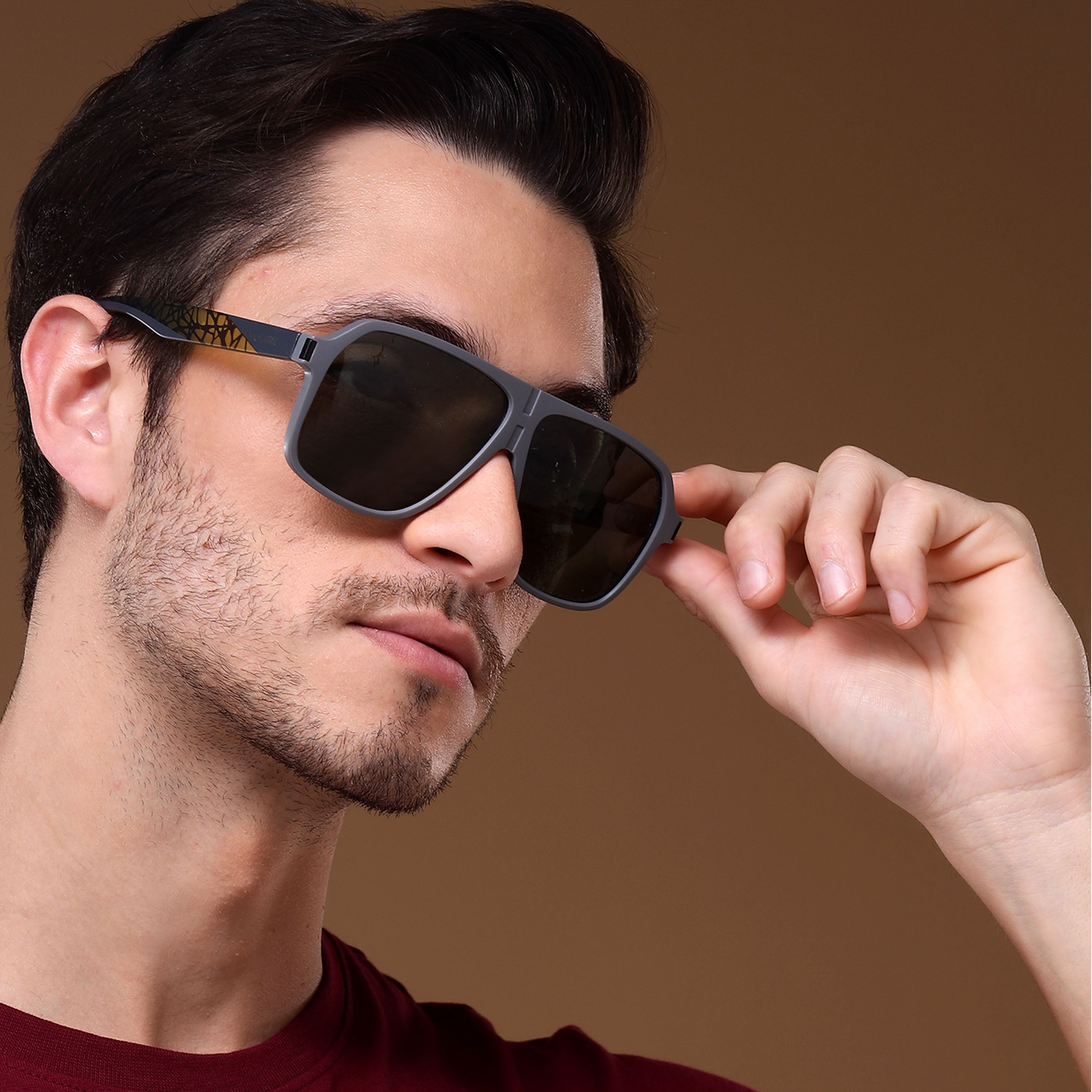 Wayfarer Green Polarized Sunglasses - PMG4575