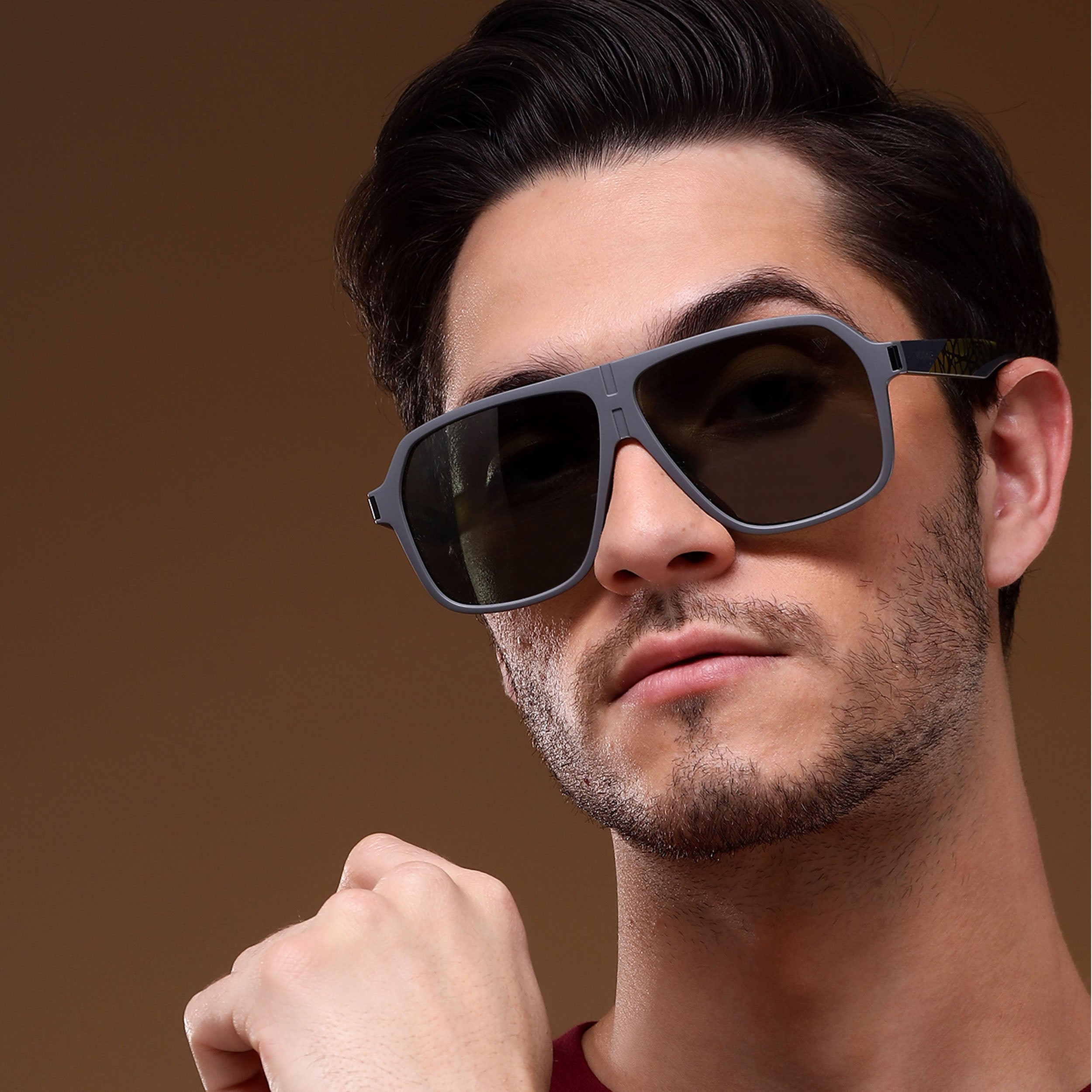 Wayfarer Green Polarized Sunglasses - PMG4575