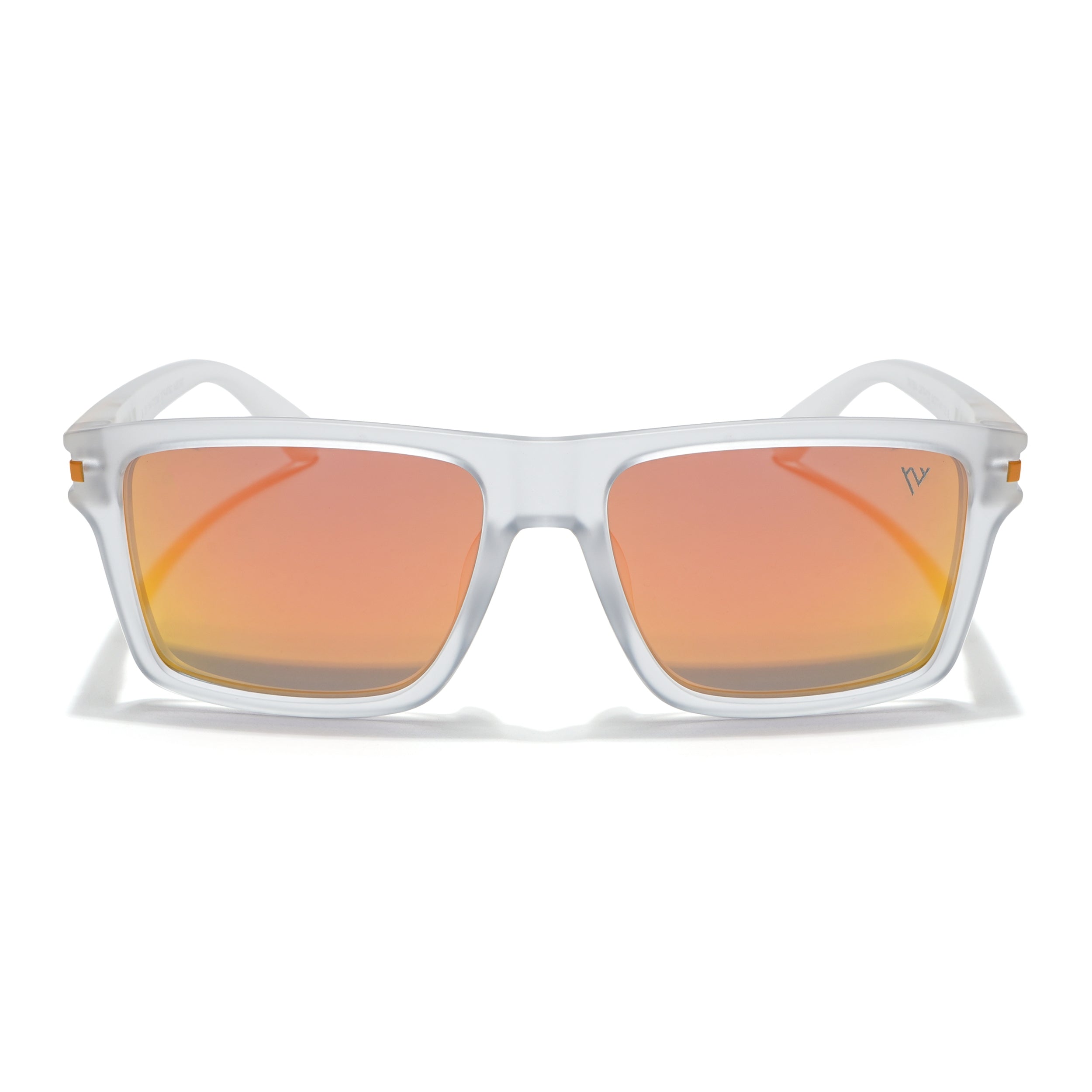 Voyage Select Square Sunglasses (Multicolor Lens | Matt Transparent Frame - SLPMG6305)