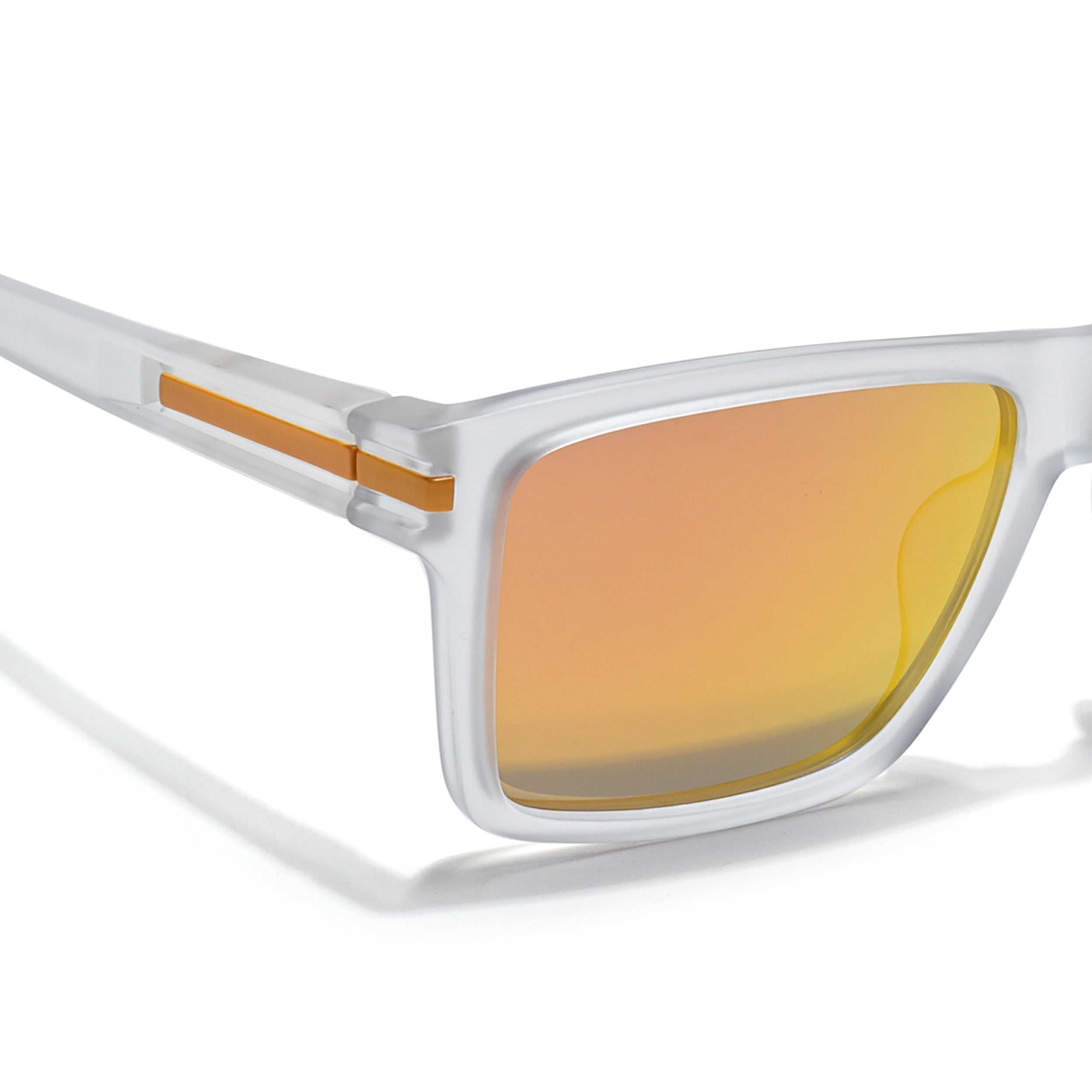 Voyage Select Square Sunglasses (Multicolor Lens | Matt Transparent Frame - SLPMG6305)