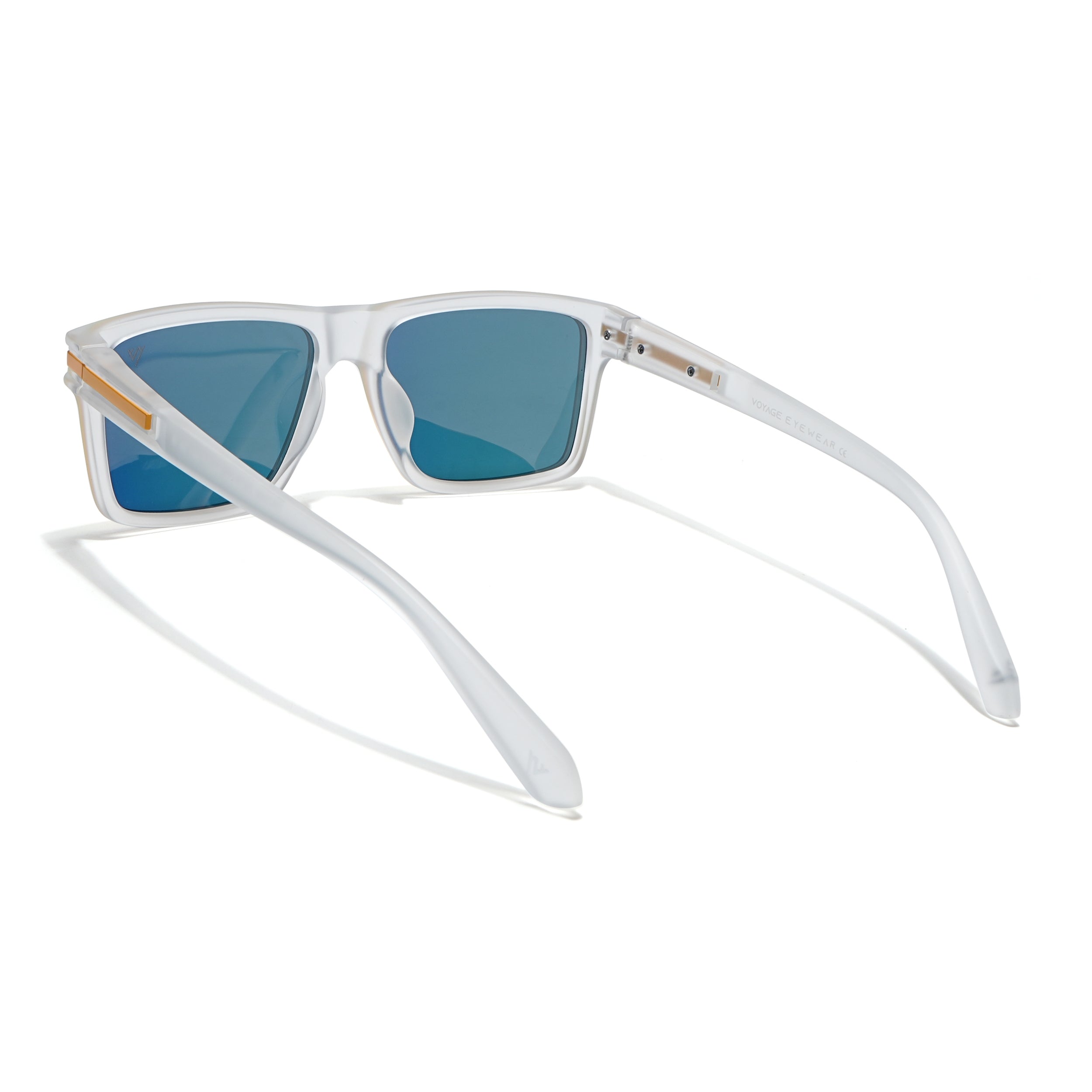 Voyage Select Square Sunglasses (Multicolor Lens | Matt Transparent Frame - SLPMG6305)