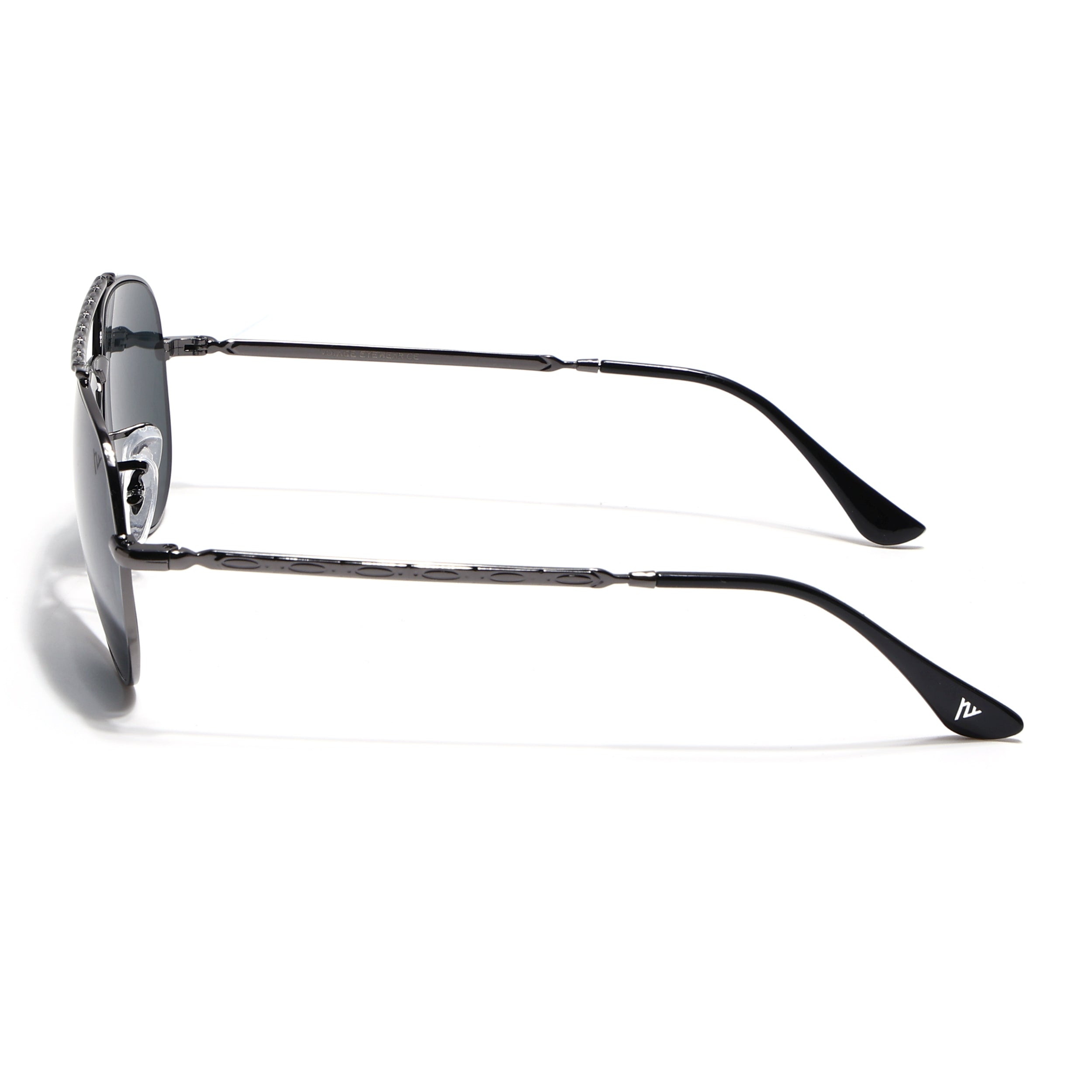 Malana | Black Aviator Sunglasses | Grey Frame - MG7619