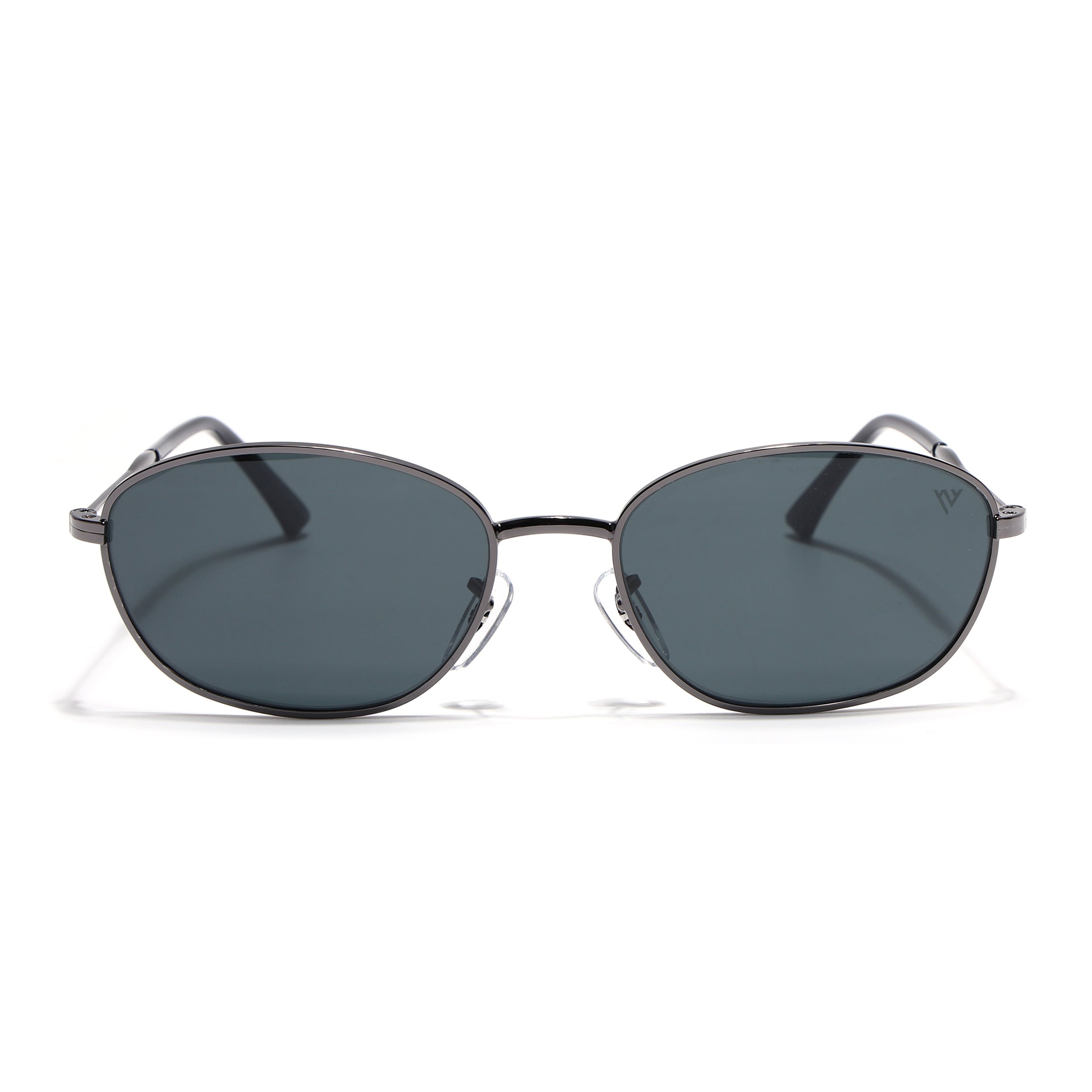 Malana | Black Oval Sunglasses | Grey Frame - MG7625