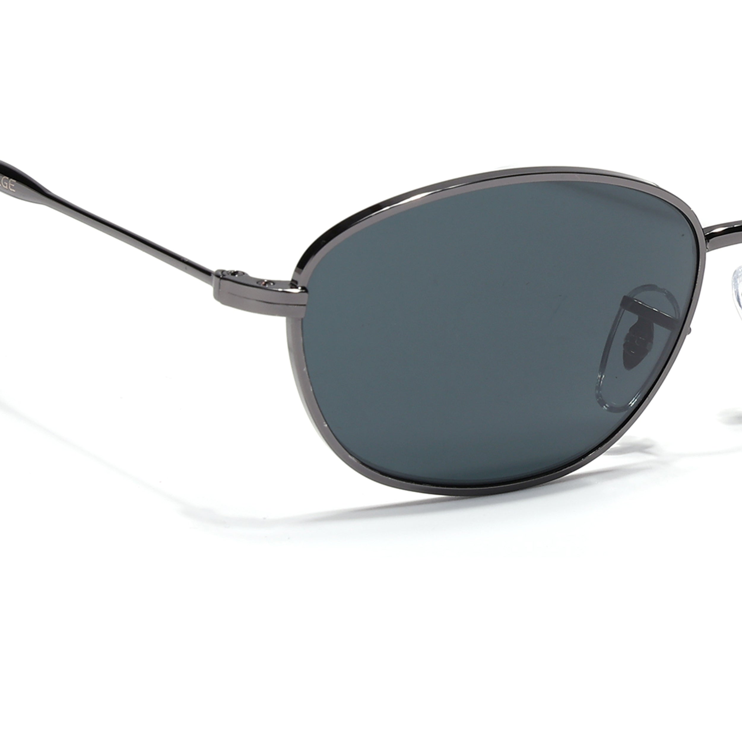 Malana | Black Oval Sunglasses | Grey Frame - MG7625