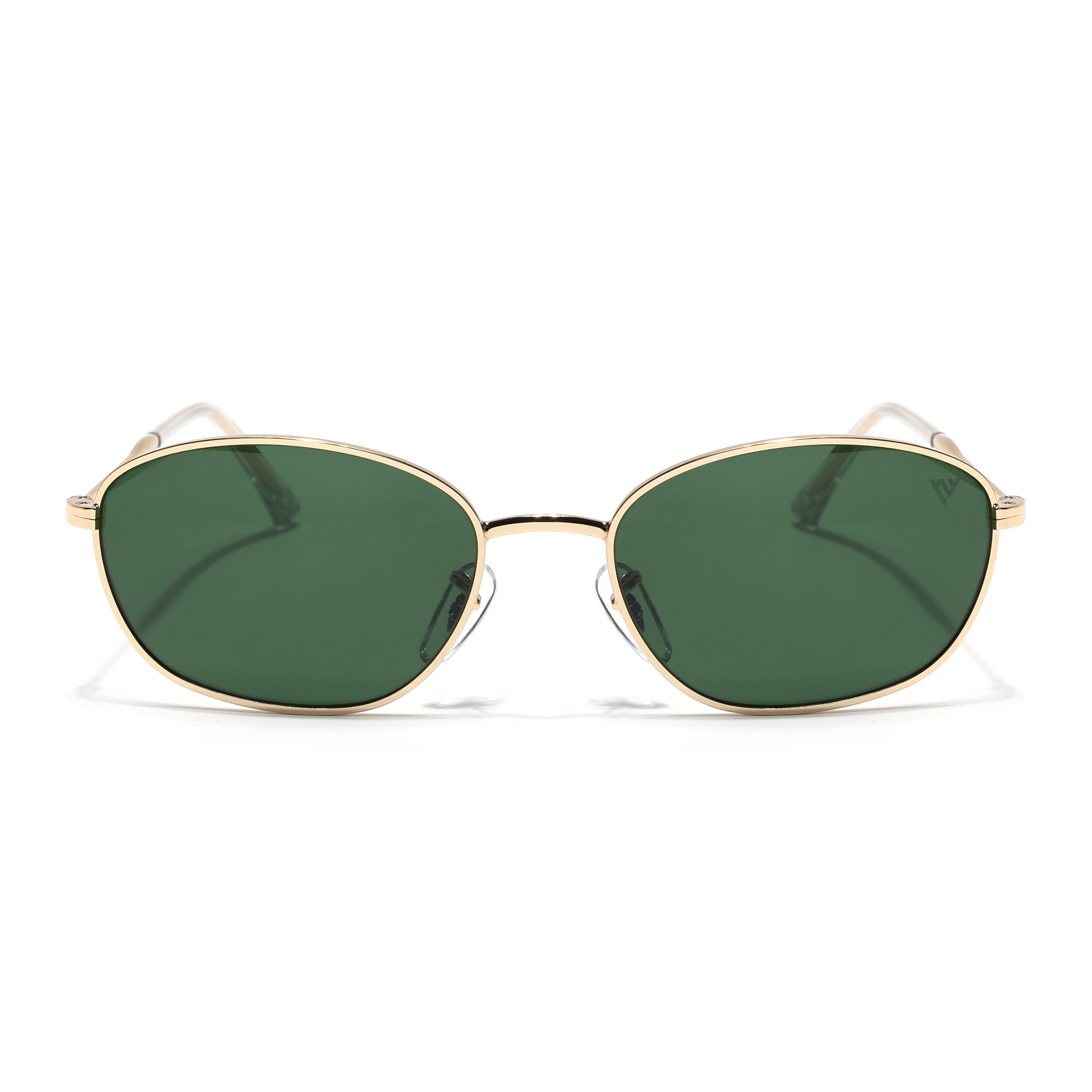 Malana | Green Oval Sunglasses | Golden Frame - MG7628