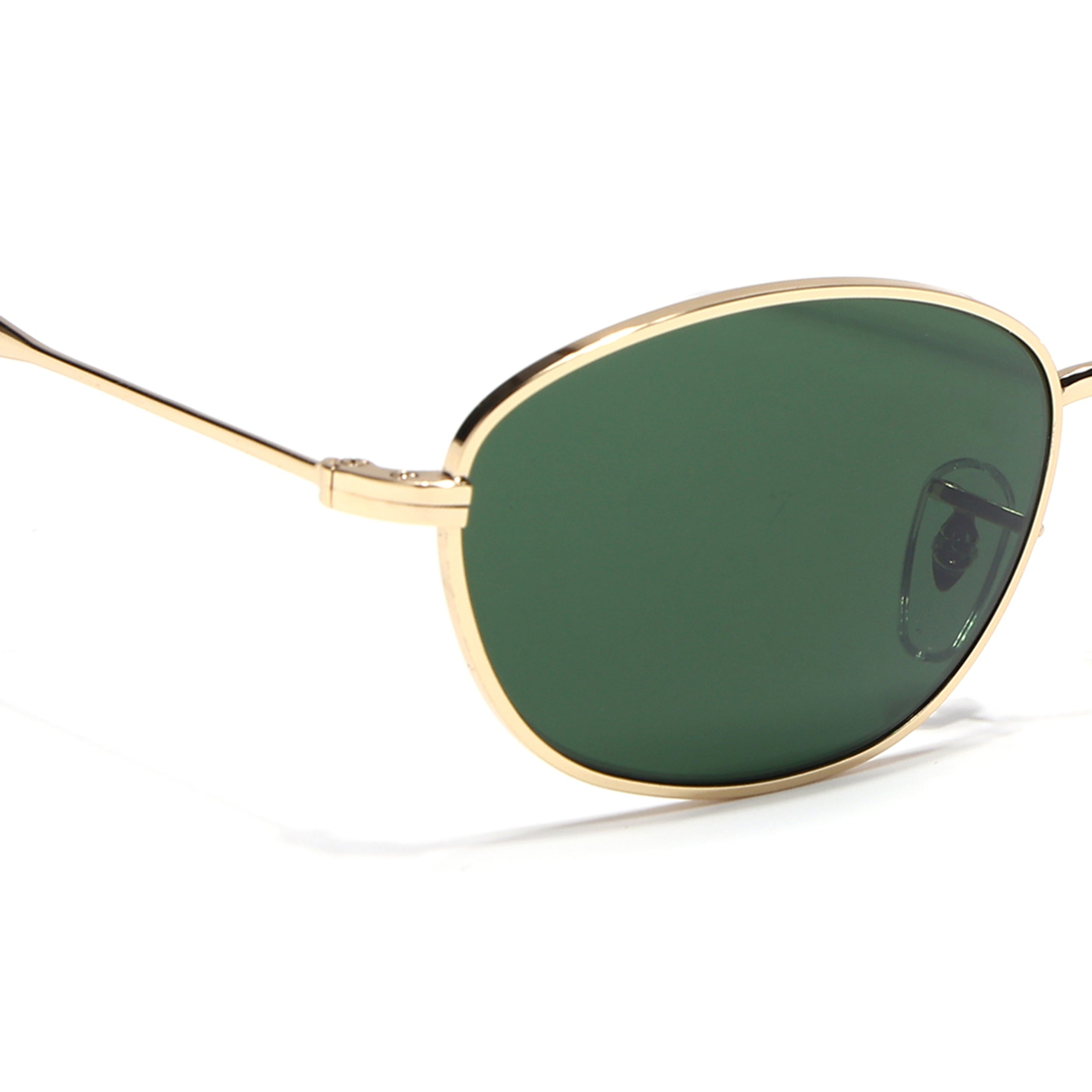 Malana | Green Oval Sunglasses | Golden Frame - MG7628