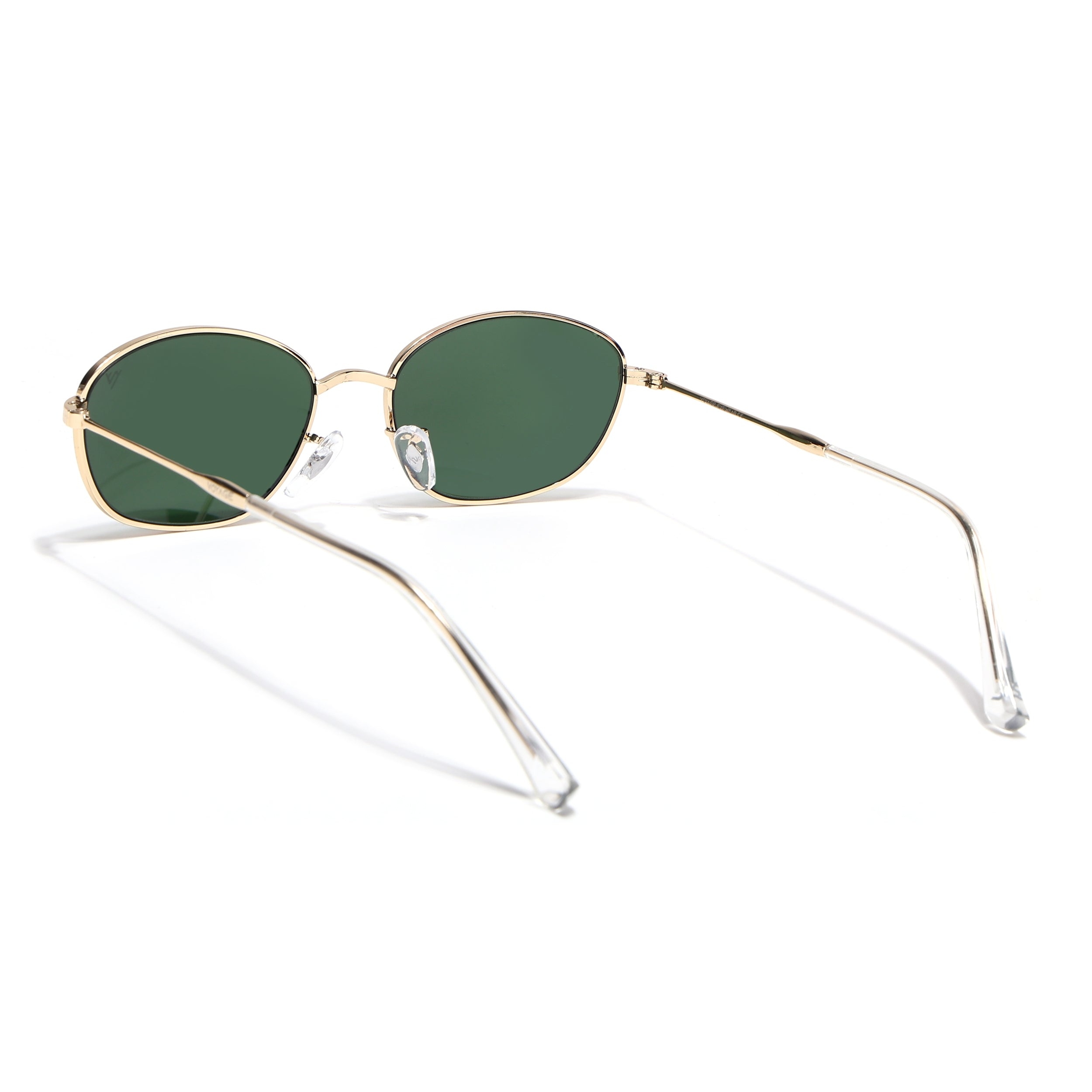 Malana | Green Oval Sunglasses | Golden Frame - MG7628