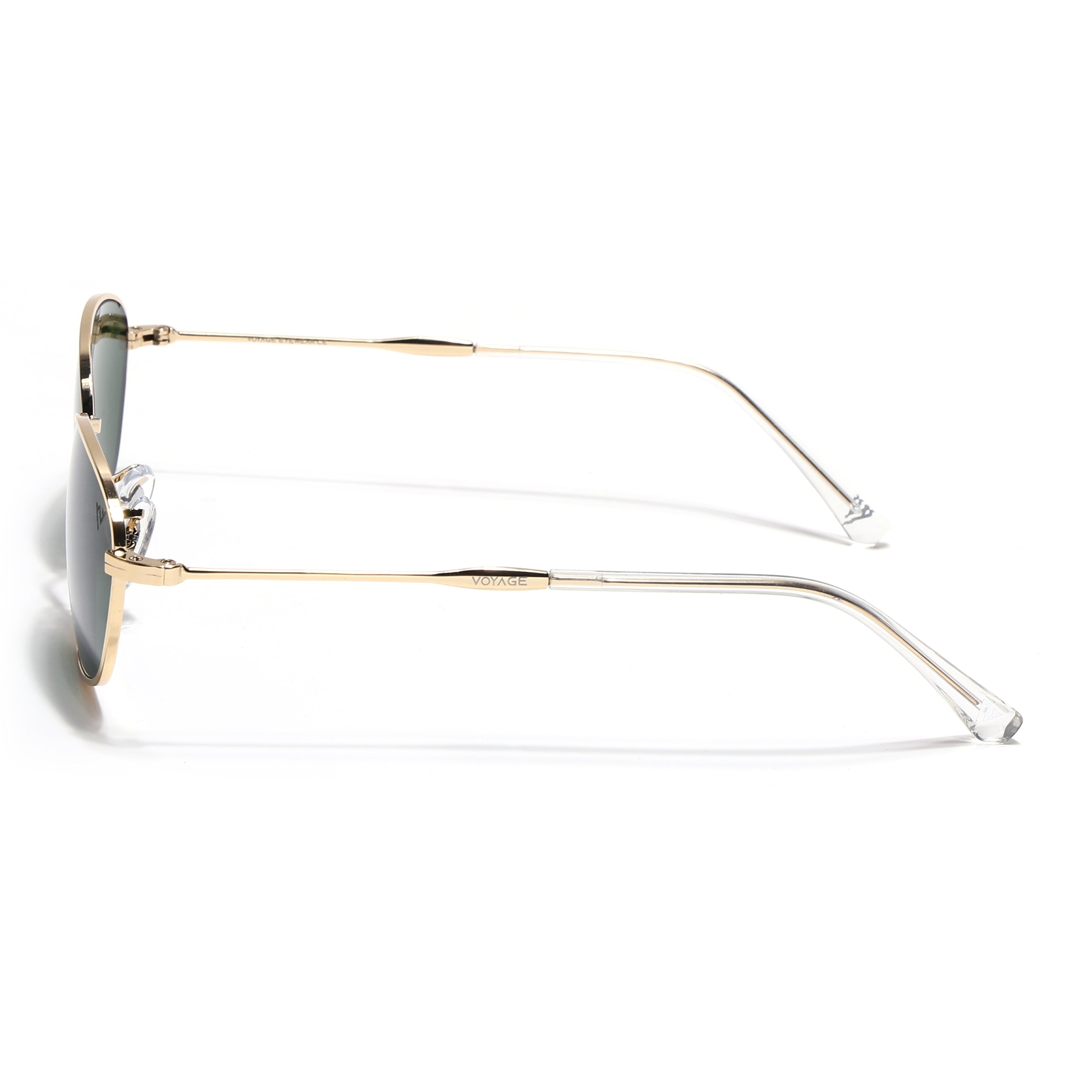 Malana | Green Oval Sunglasses | Golden Frame - MG7628