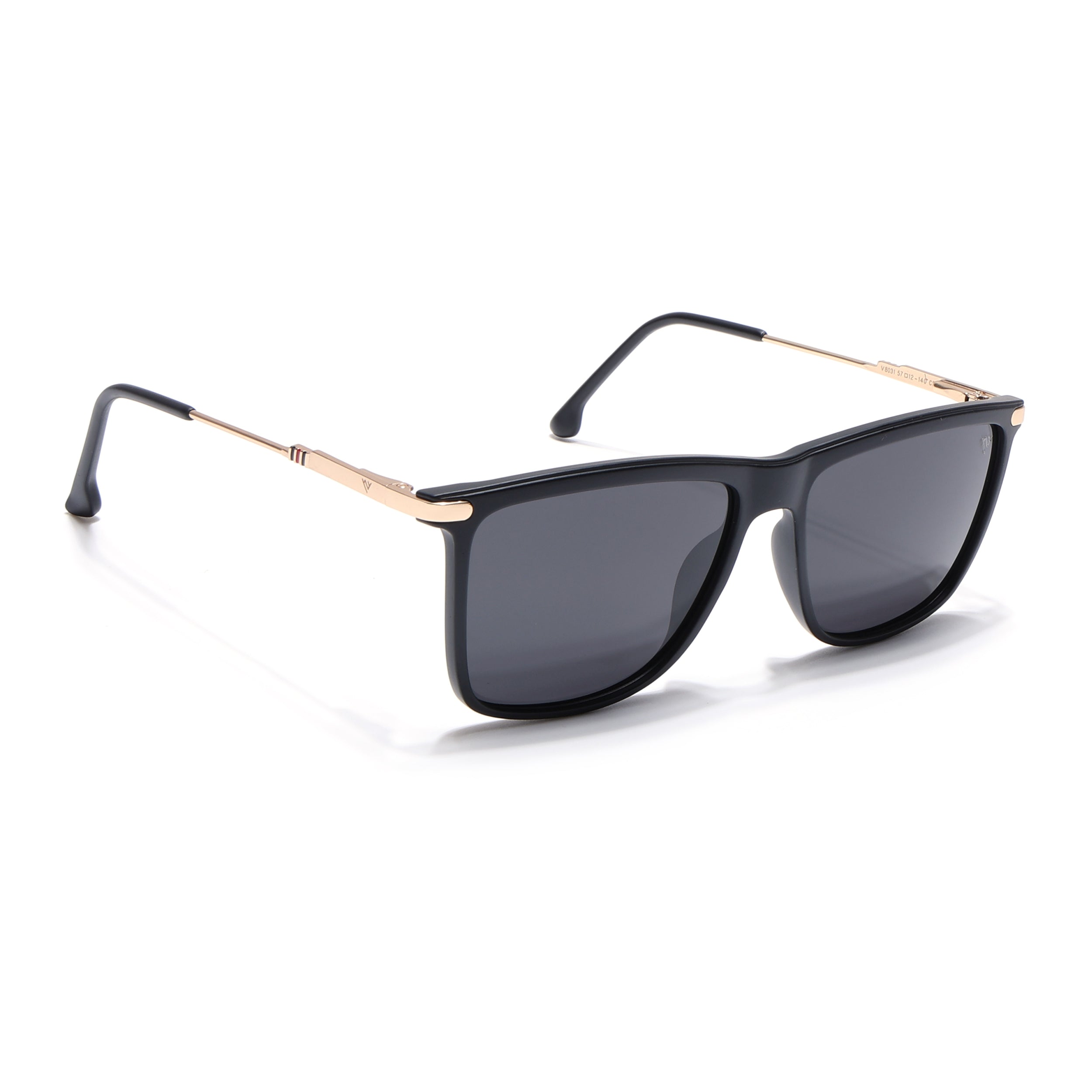 Uptown | Wayfarer Polarized Sunglasses (Black Lens | Matt Black Frame - PMG5038)