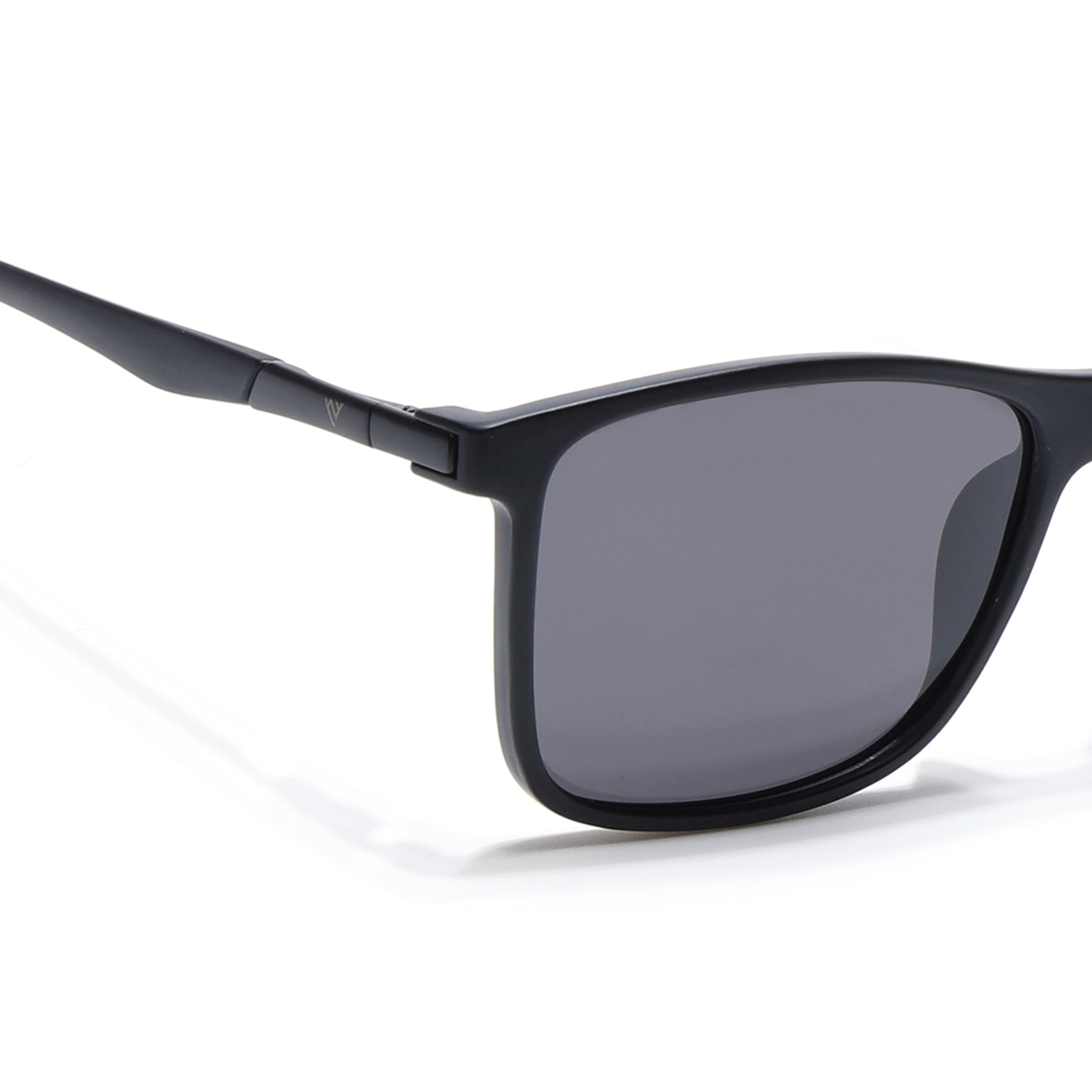 Wayfarer Polarized Sunglasses (Black Lens | Matt Black Frame - PMG5041)