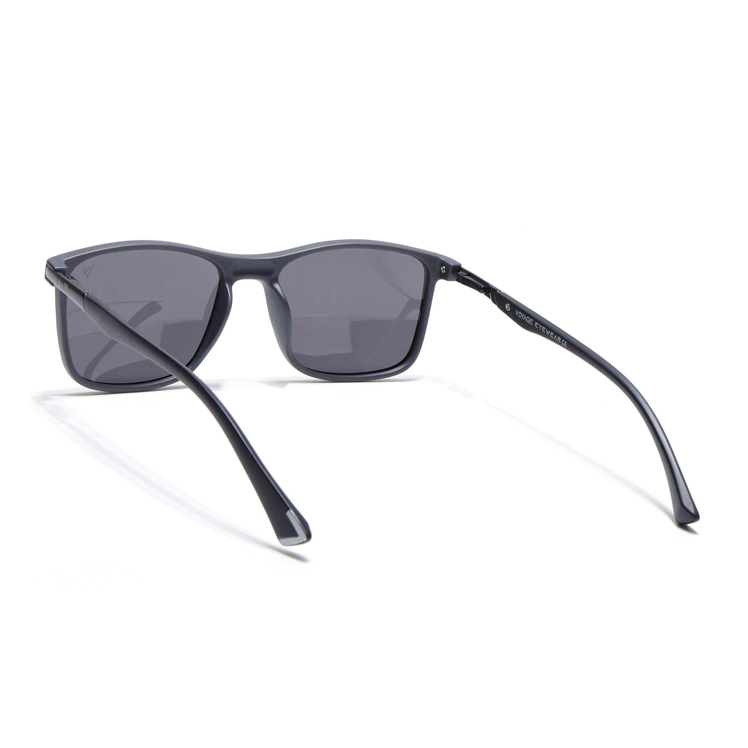 Wayfarer Polarized Sunglasses (Black Lens | Matt Black Frame - PMG5041)