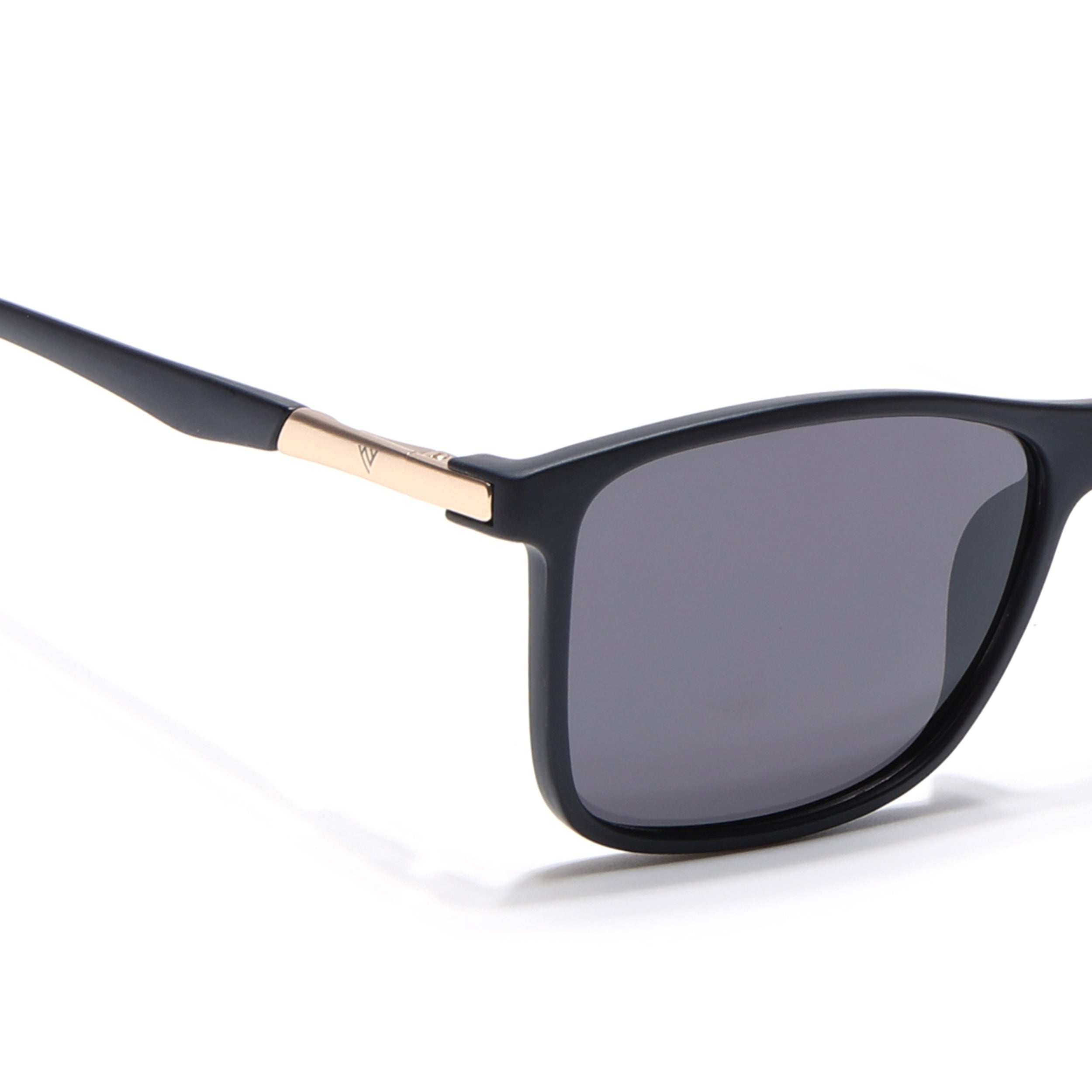 Wayfarer Polarized Sunglasses (Black Lens | Matt Black Frame - PMG5042)