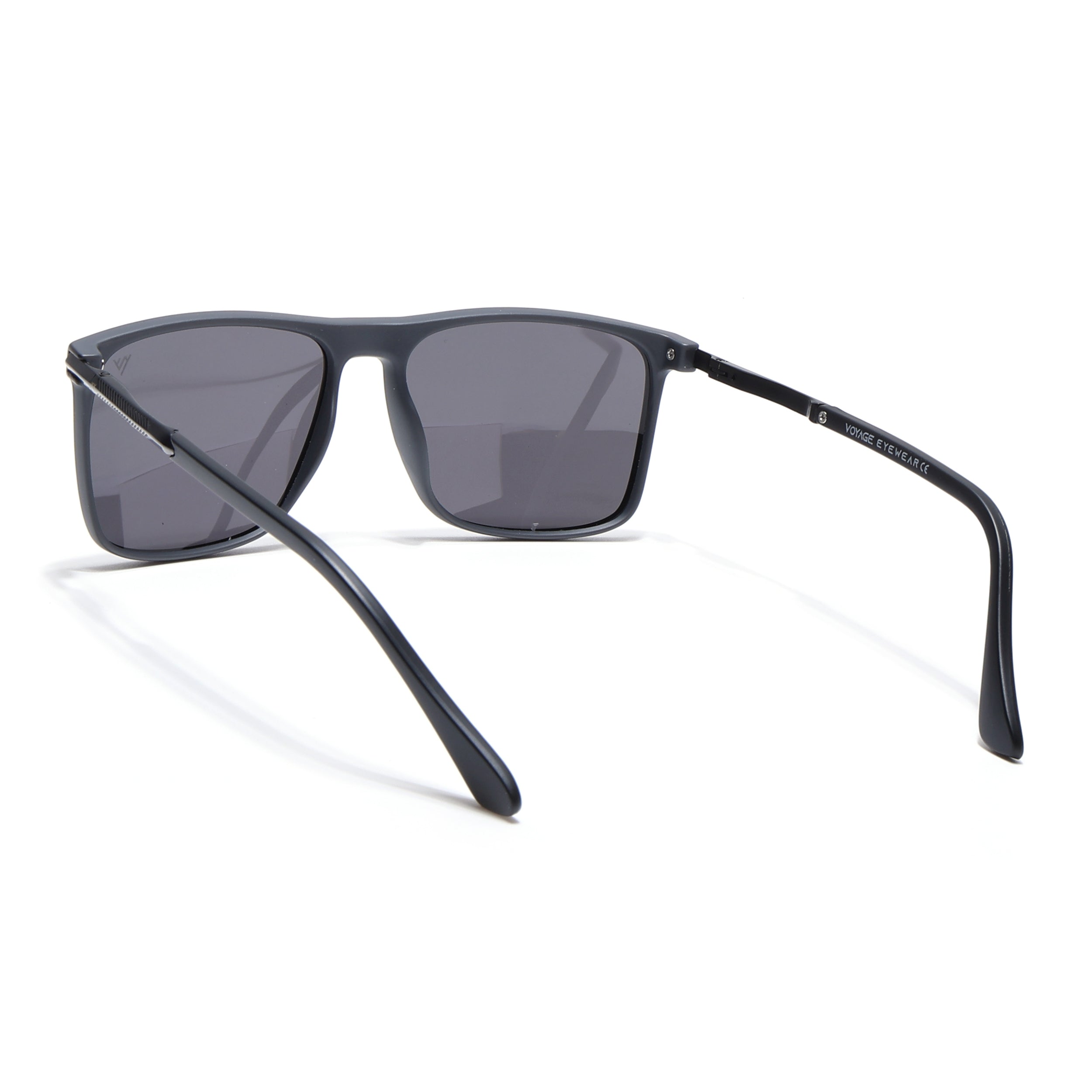 Wayfarer Polarized Sunglasses (Black Lens | Matt Black Frame - PMG5045)