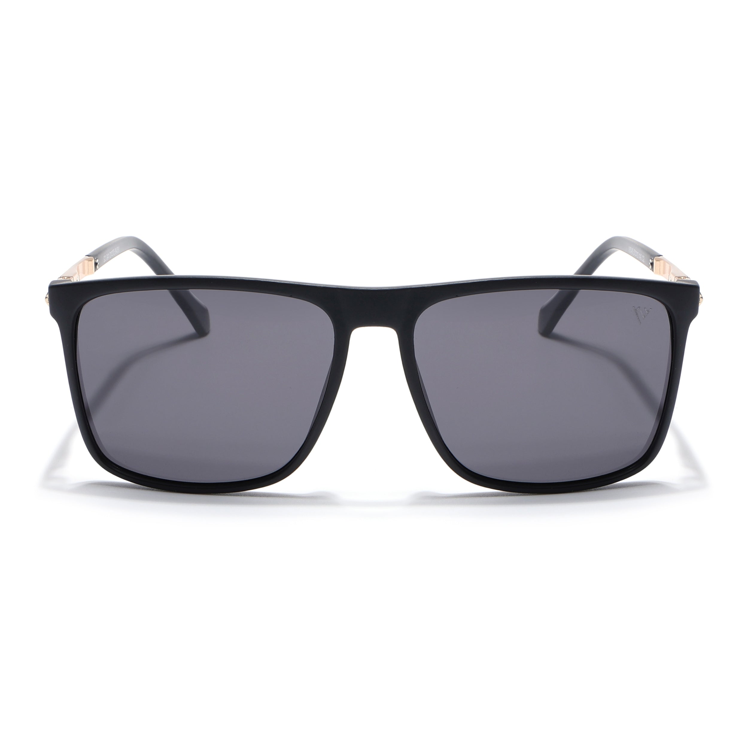 Wayfarer Polarized Sunglasses (Black Lens | Matt Black Frame - PMG5046)