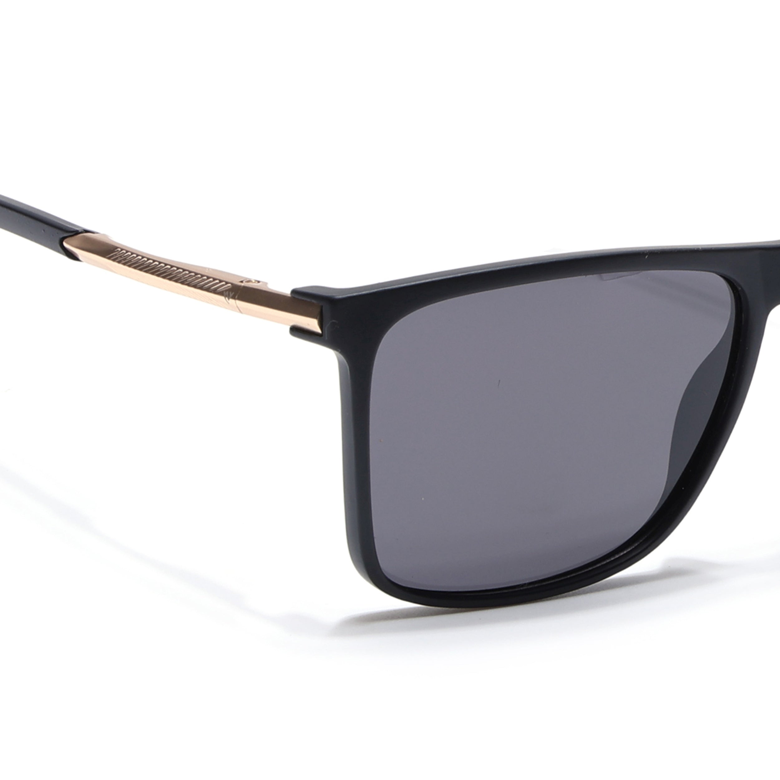 Wayfarer Polarized Sunglasses (Black Lens | Matt Black Frame - PMG5046)