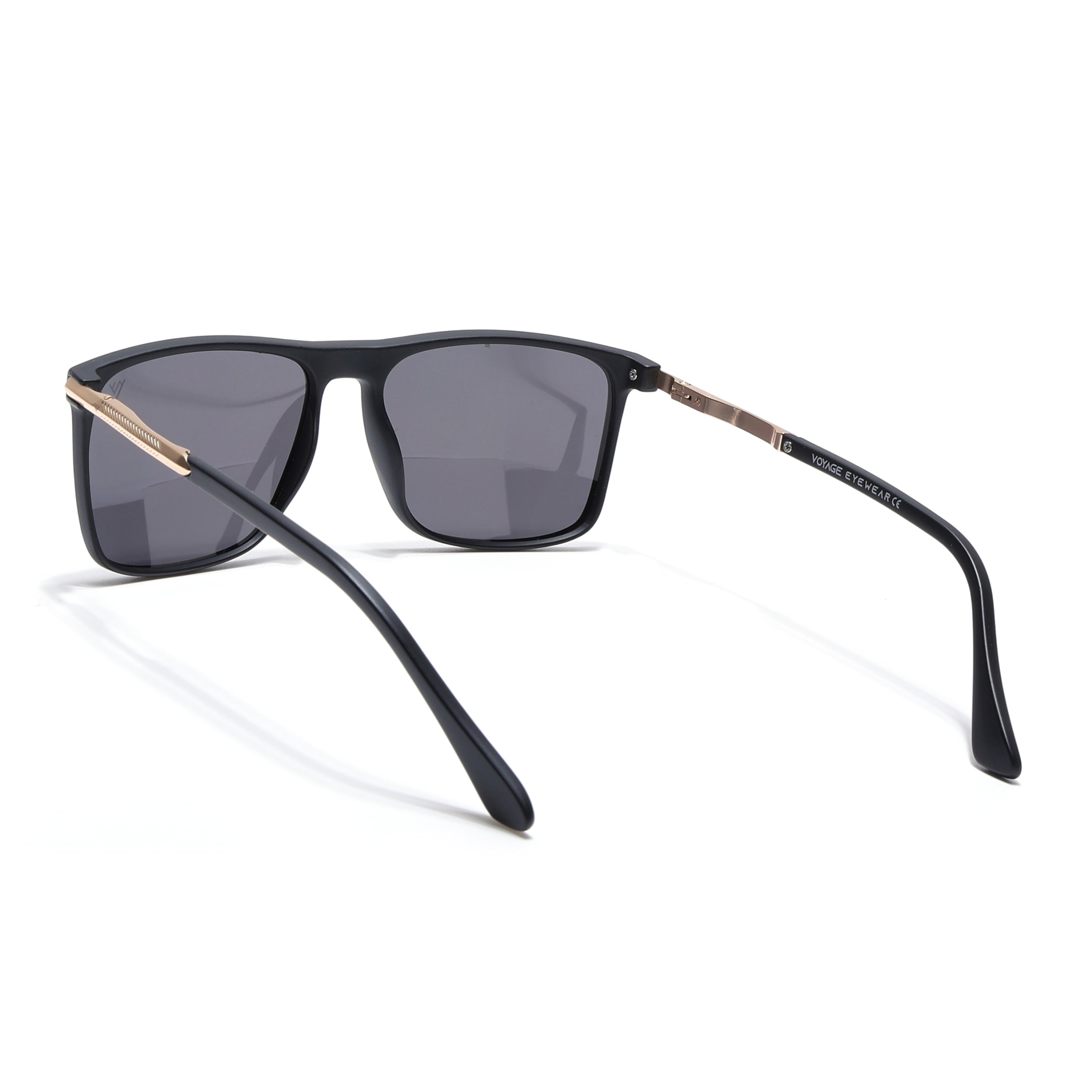Wayfarer Polarized Sunglasses (Black Lens | Matt Black Frame - PMG5046)