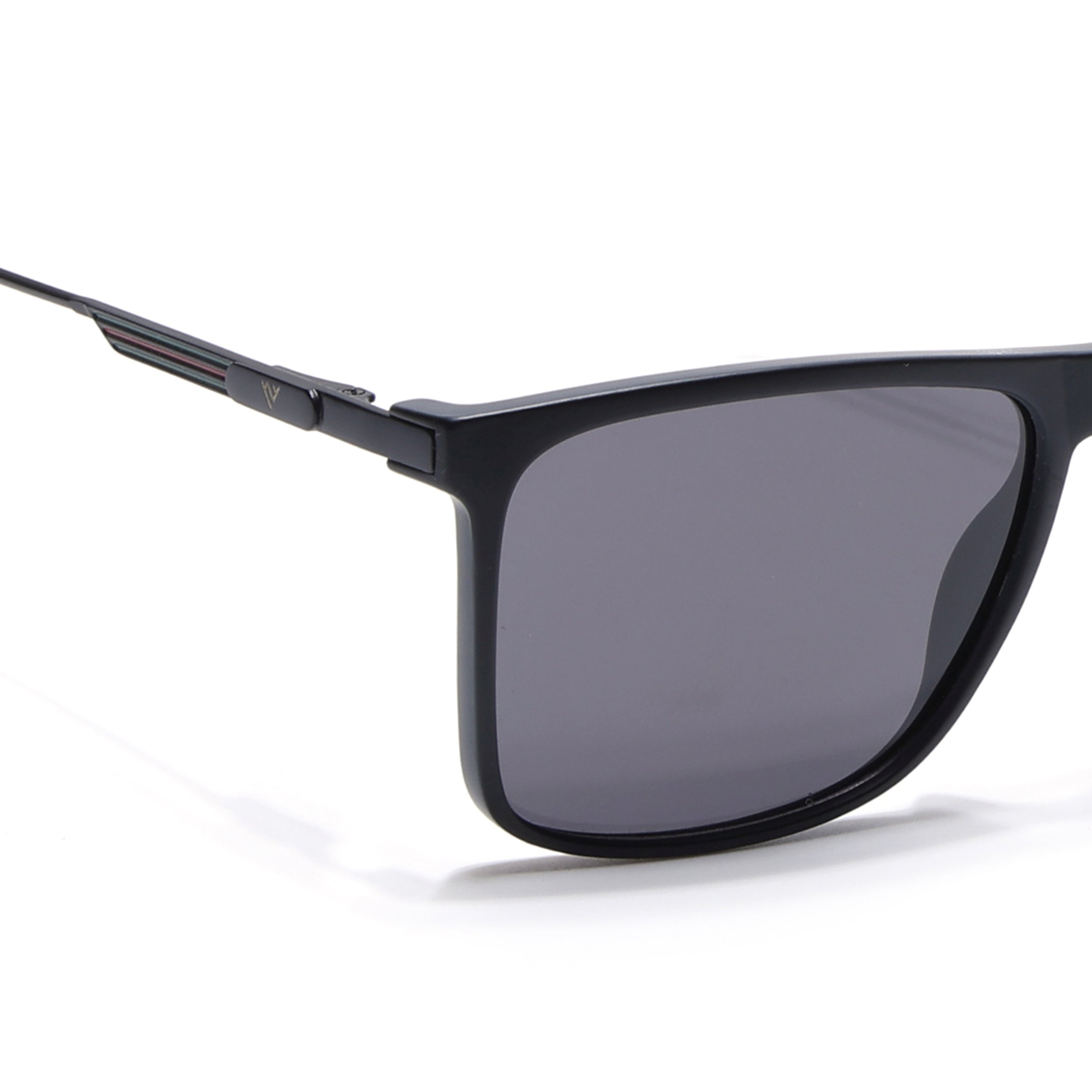 Wayfarer Polarized Sunglasses (Black Lens | Matt Black Frame - PMG5049)