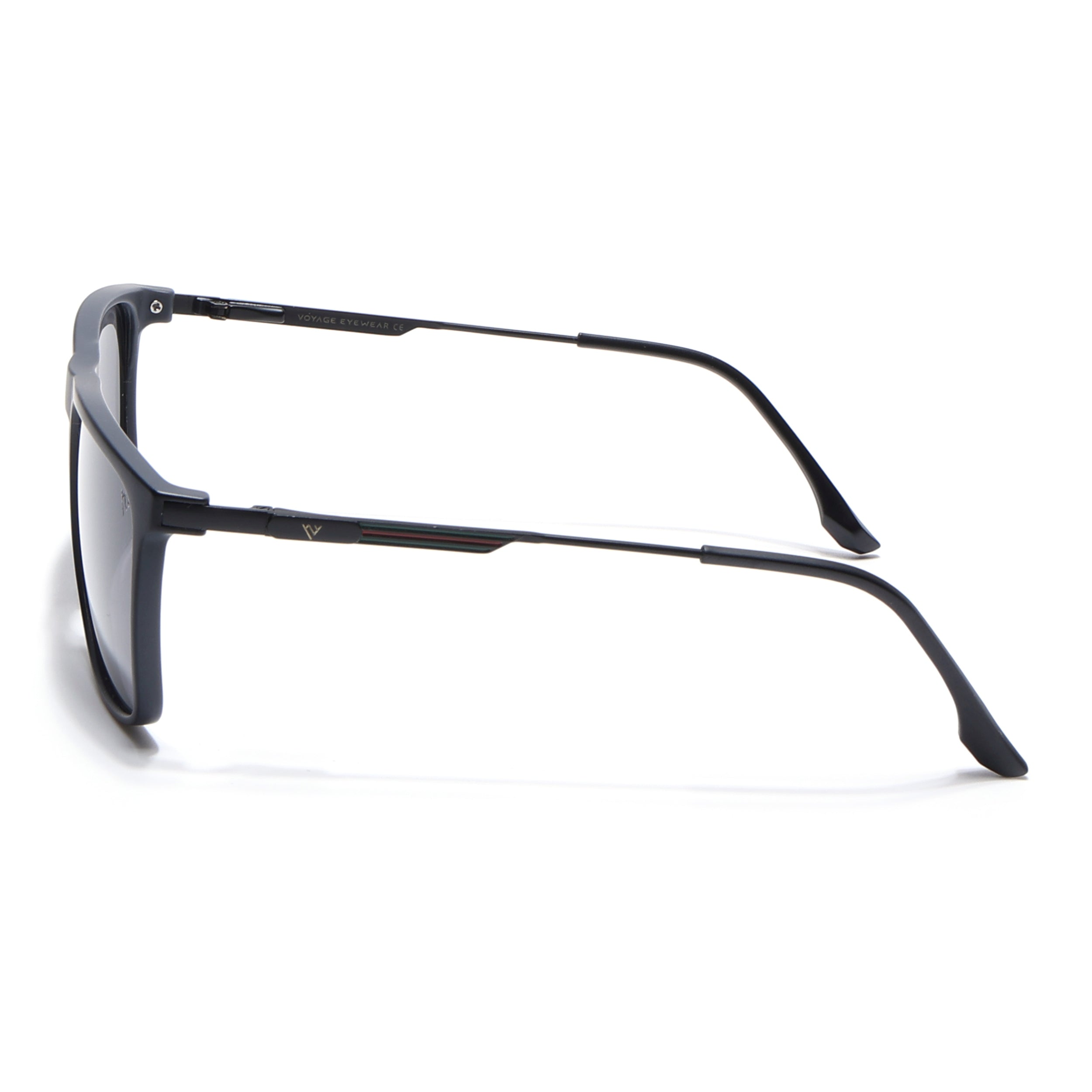 Wayfarer Polarized Sunglasses (Black Lens | Matt Black Frame - PMG5049)