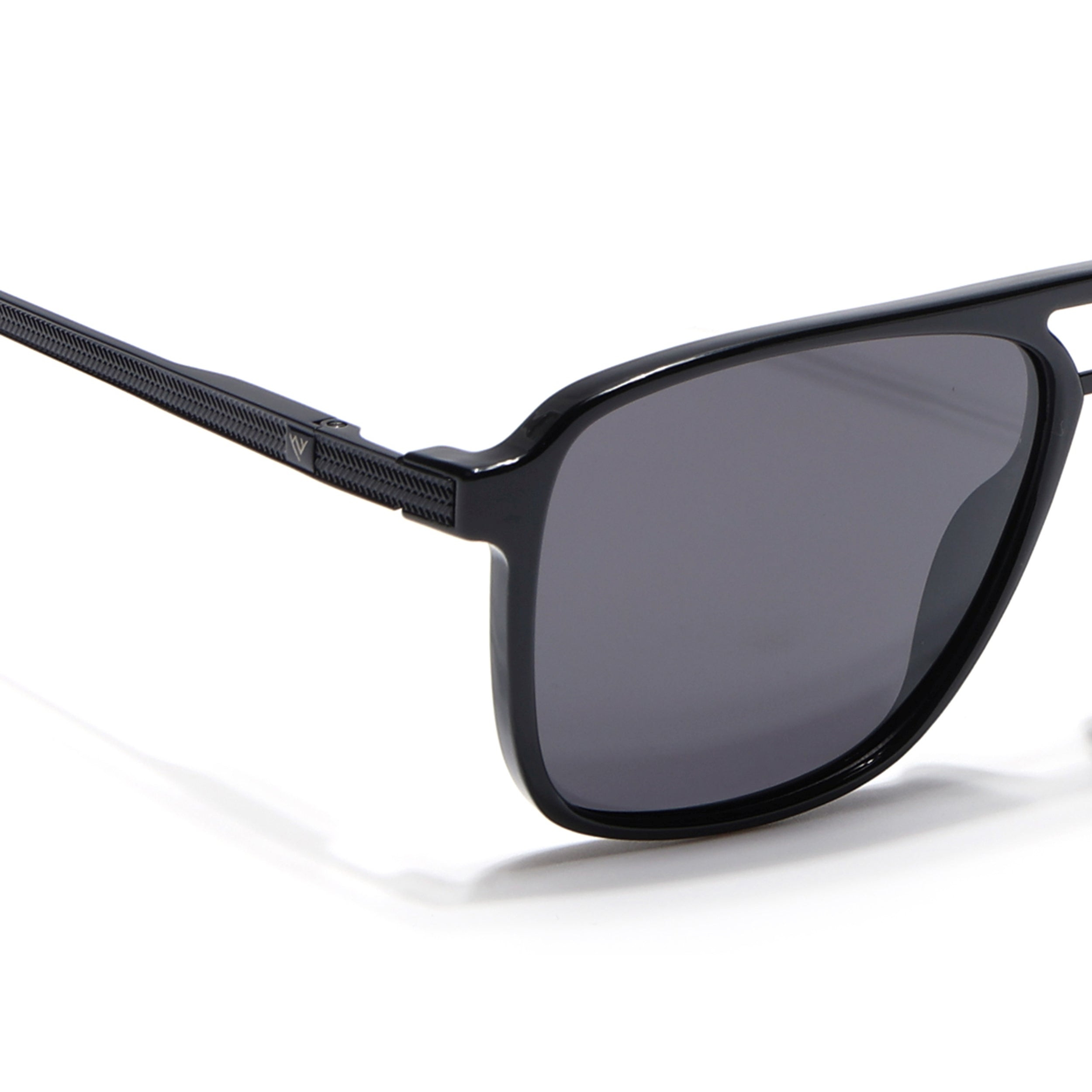 Nexus | Wayfarer Polarized Sunglasses (Black Lens | Shine Black Frame - PMG5052)