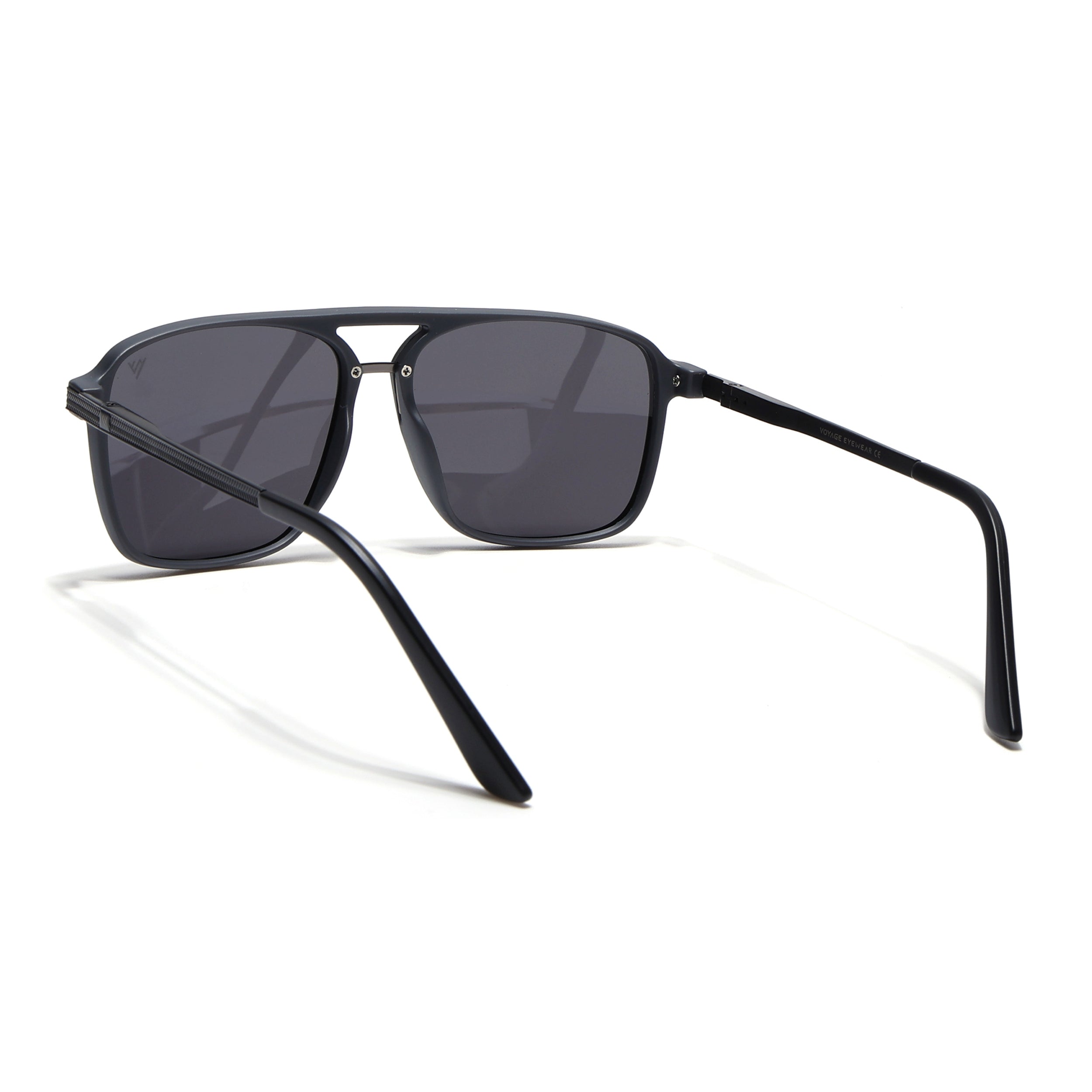 Nexus | Wayfarer Polarized Sunglasses (Black Lens | Matt Black Frame - PMG5053)