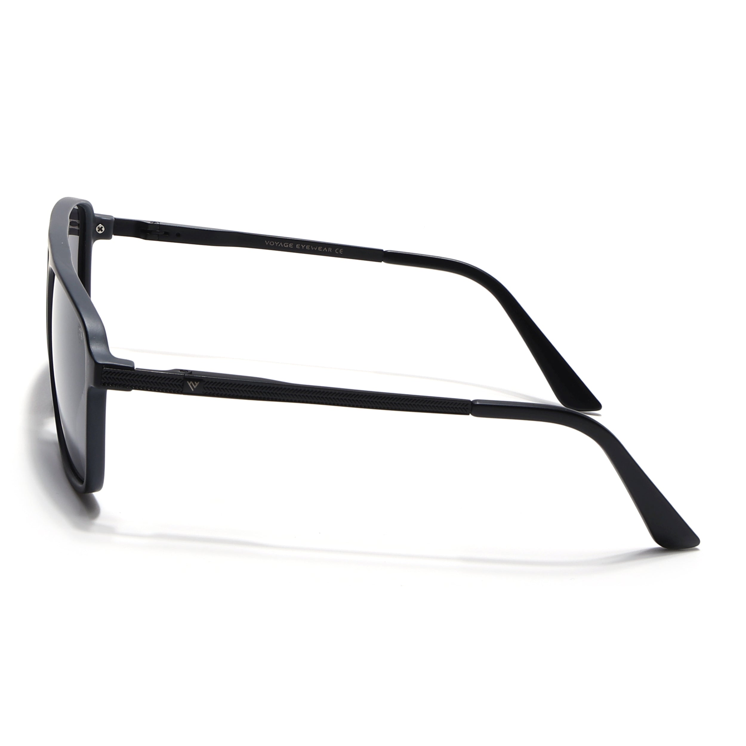 Nexus | Wayfarer Polarized Sunglasses (Black Lens | Matt Black Frame - PMG5053)