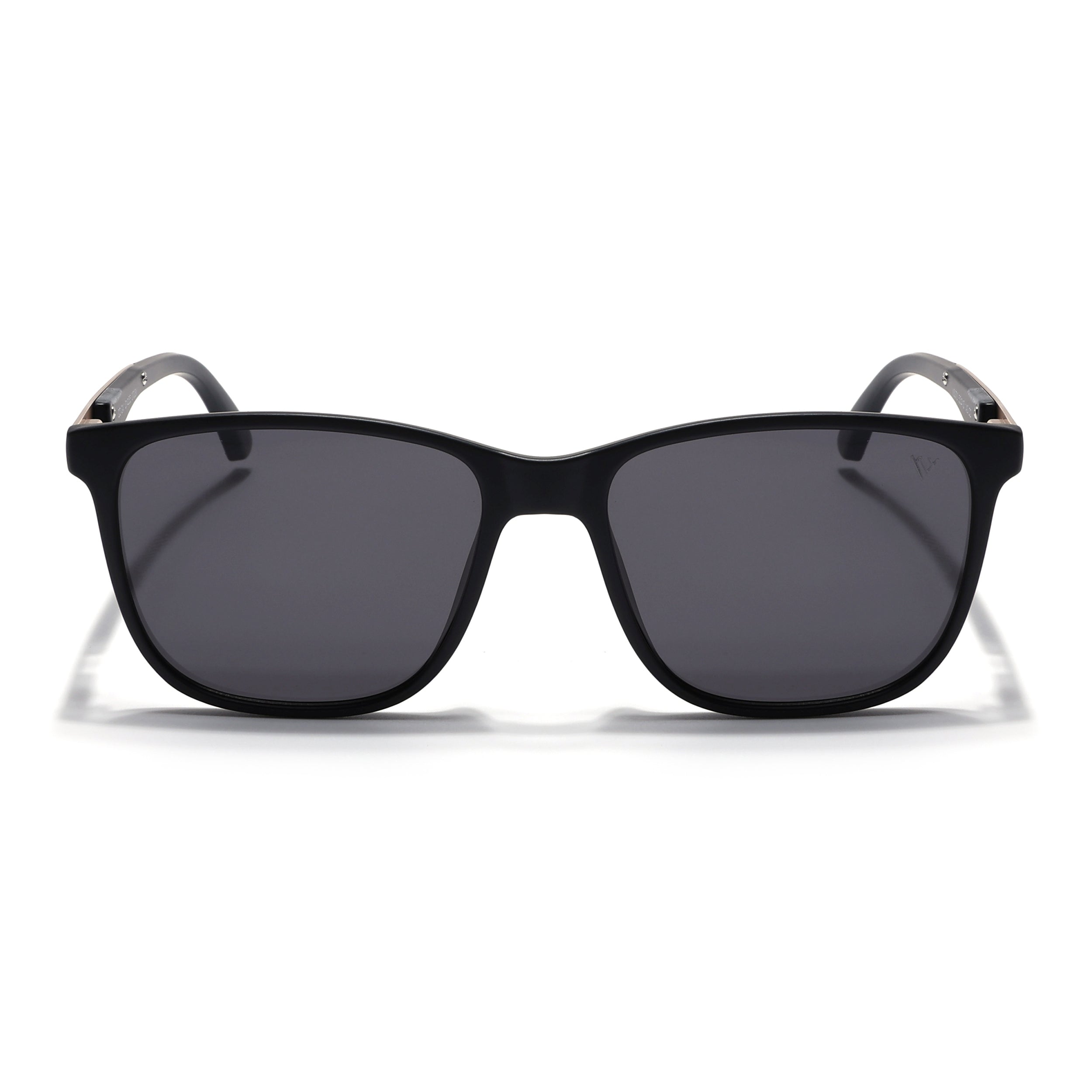 Wayfarer Polarized Sunglasses (Black Lens | Matt Black Frame - PMG5058)