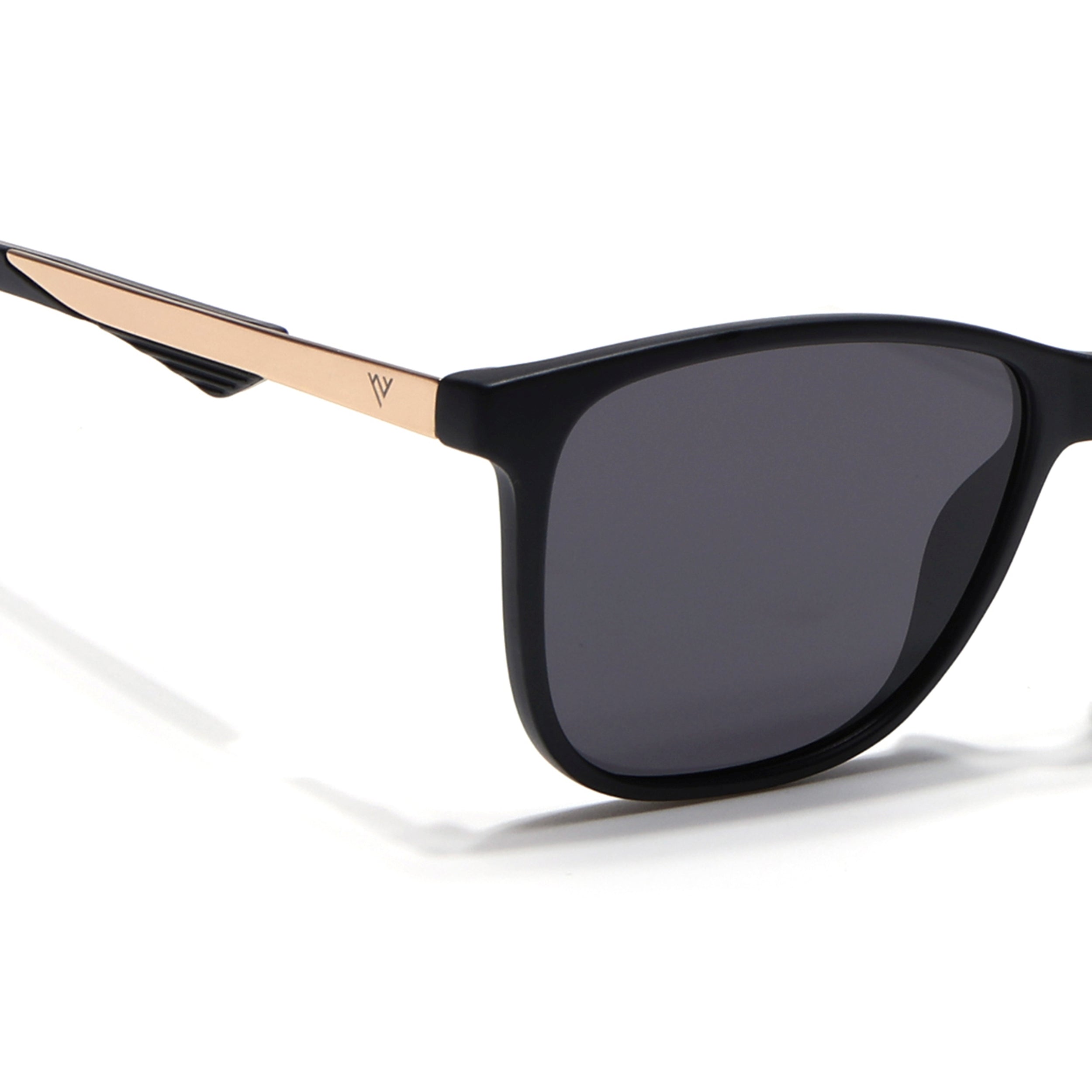 Wayfarer Polarized Sunglasses (Black Lens | Matt Black Frame - PMG5058)