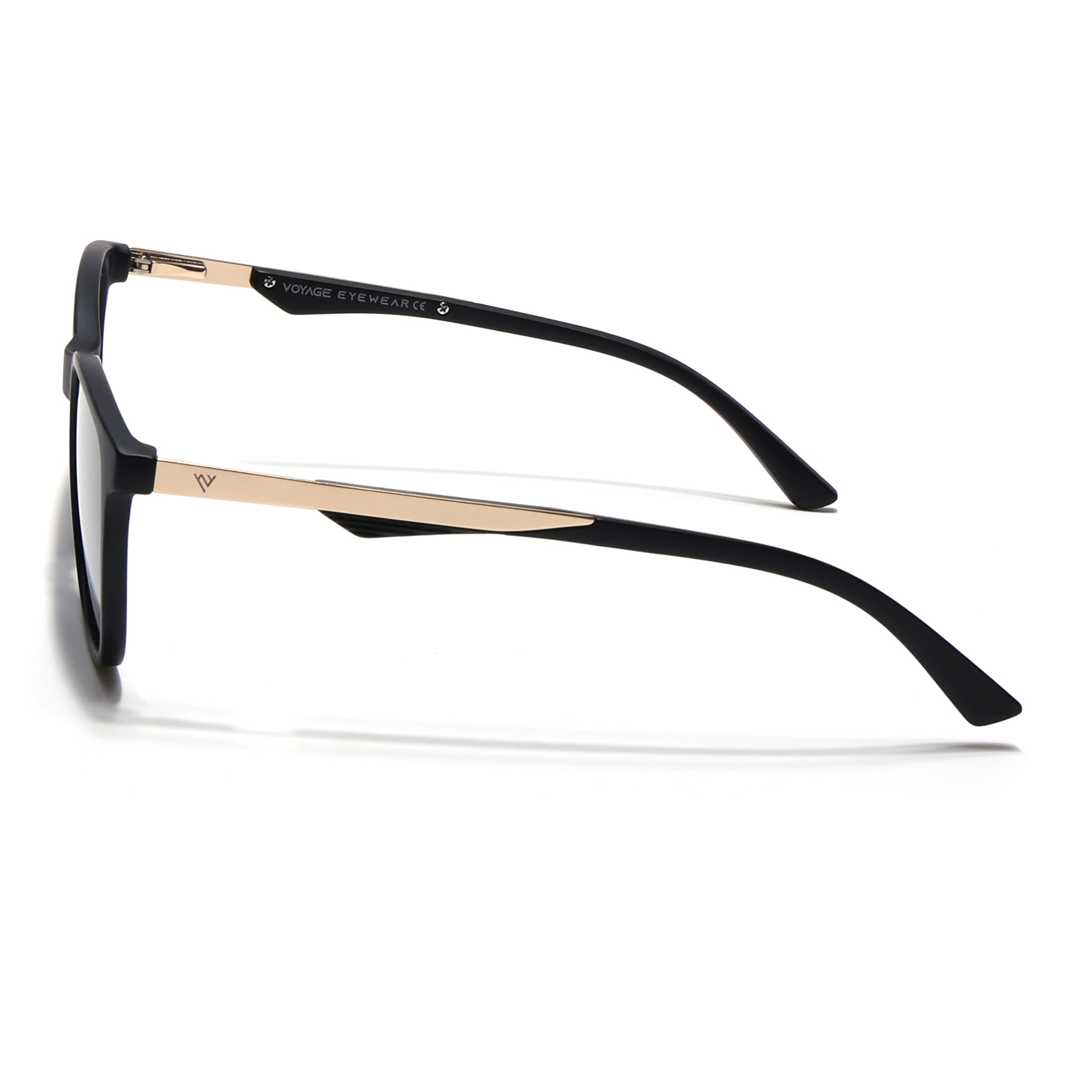 Wayfarer Polarized Sunglasses (Black Lens | Matt Black Frame - PMG5058)