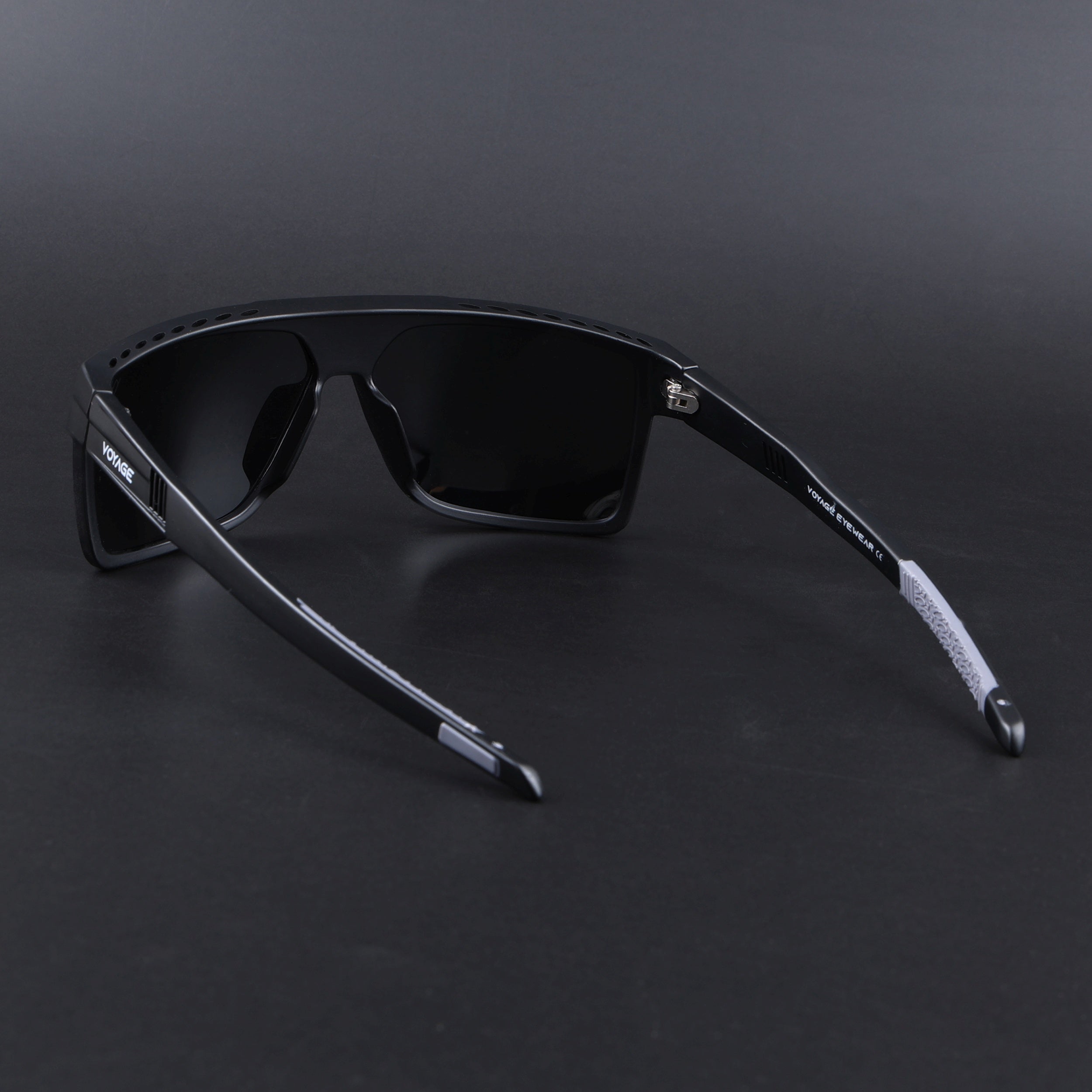 Wayfarer Polarized Sunglasses | Black Lens | Black Frame - PMG6802