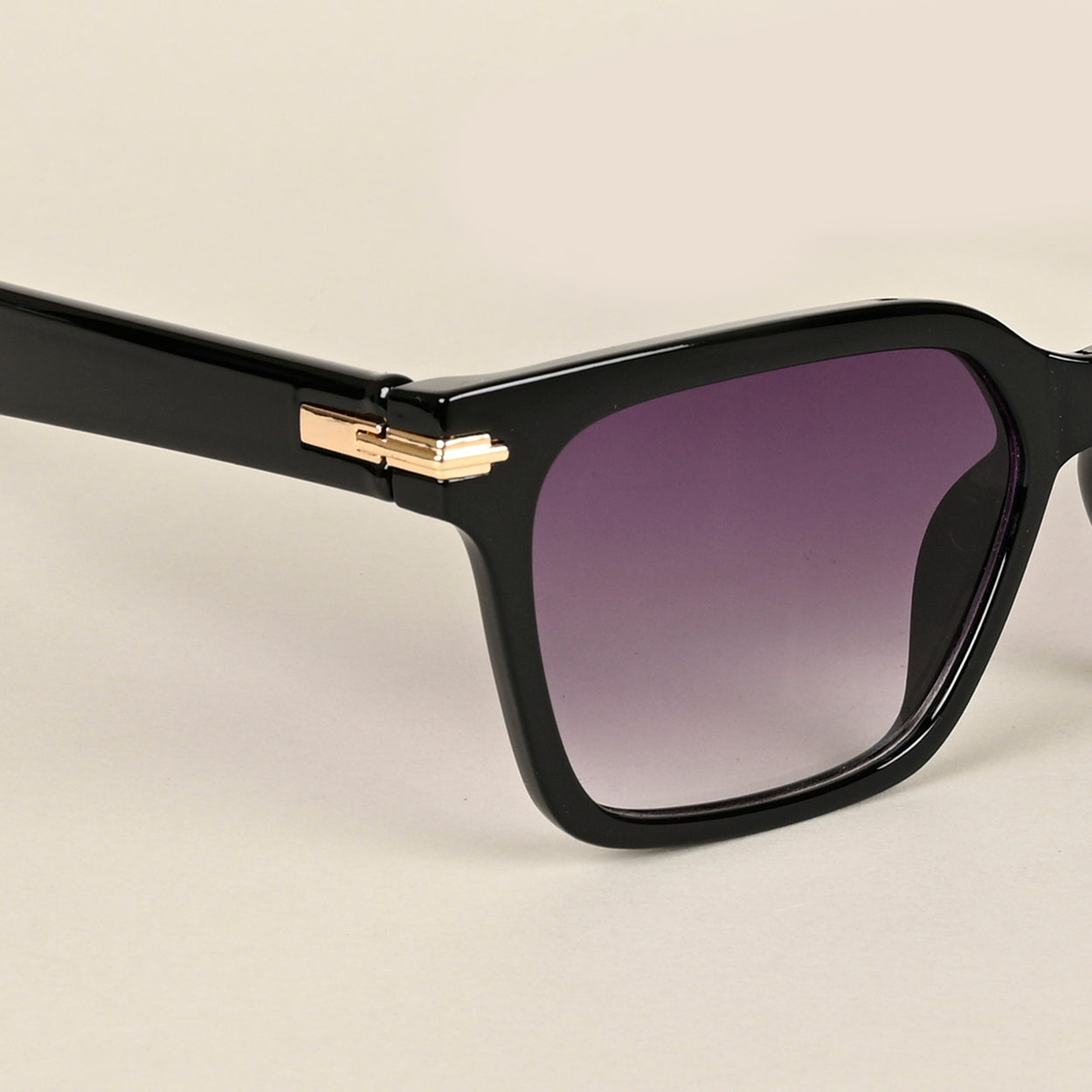 Voyage Purple & Clear Wayfarer Sunglasses for Women (W9017MG4252)