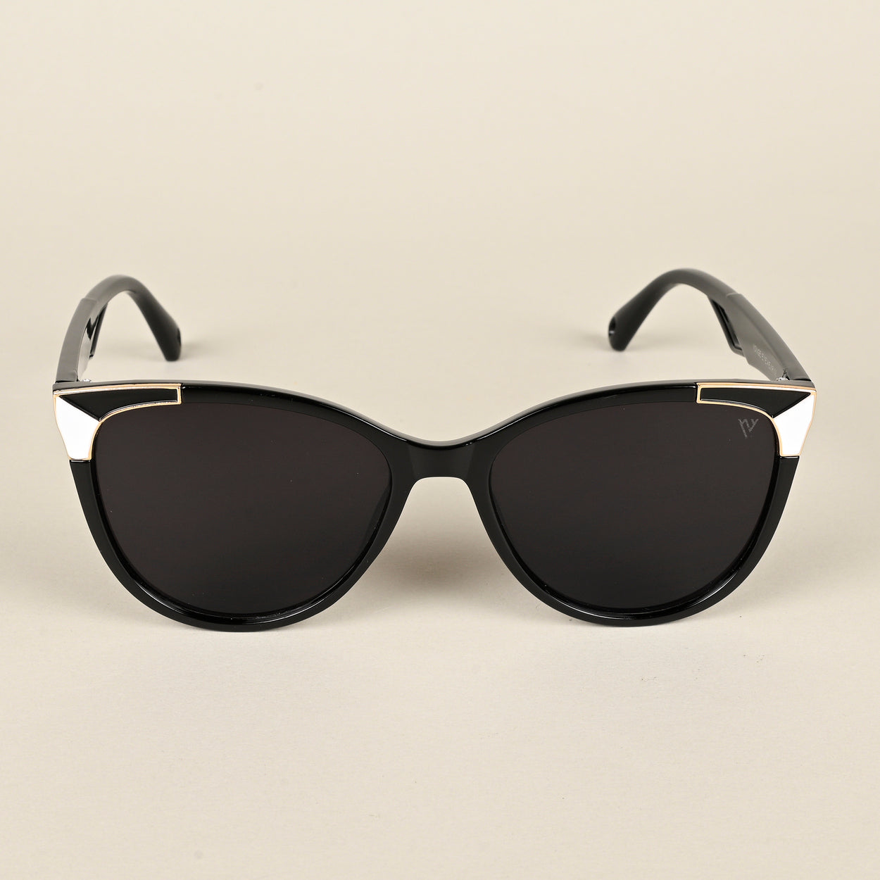 Voyage Black Cateye Sunglasses for Women (W9056MG4228)