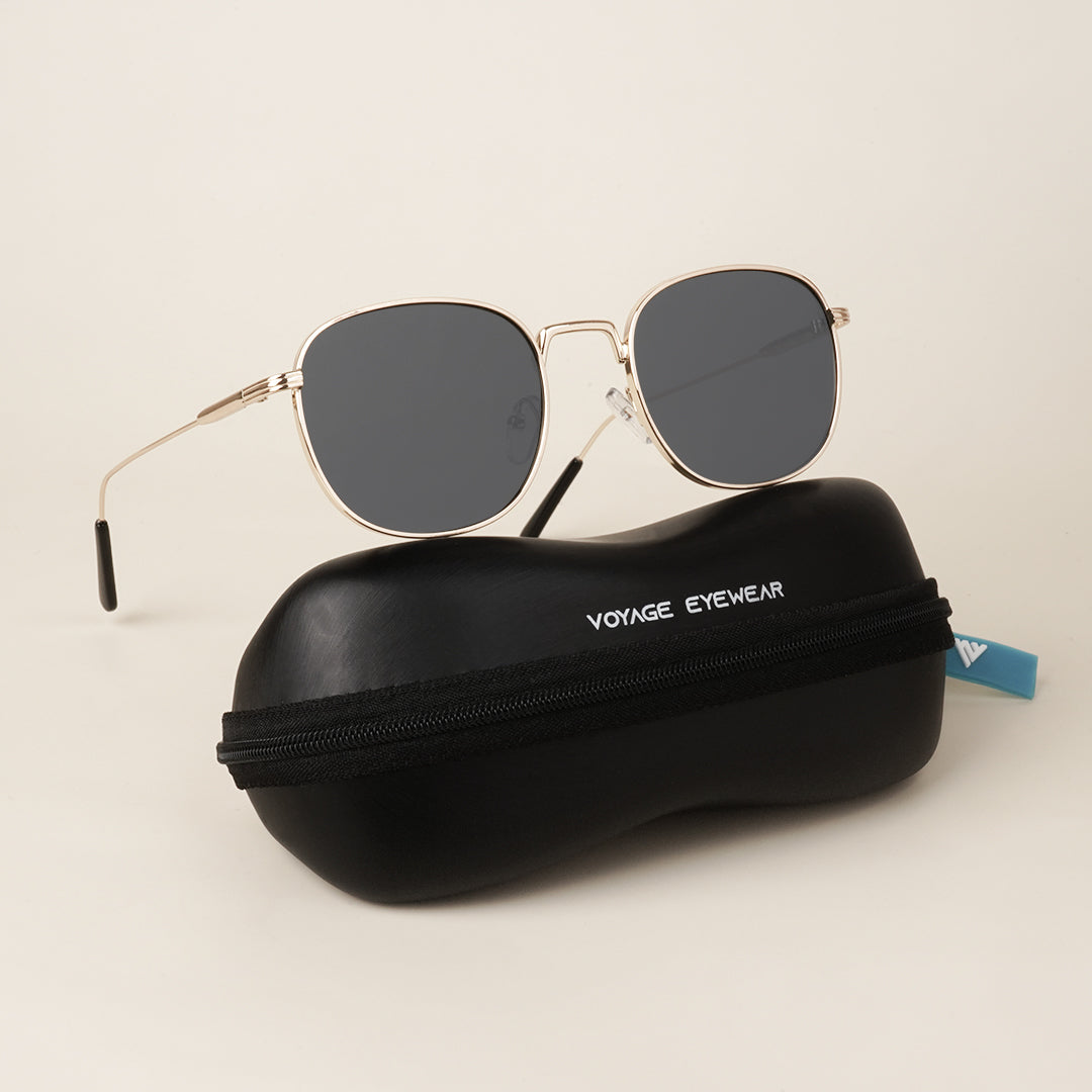 Voyage Black Round Sunglasses - MG2972