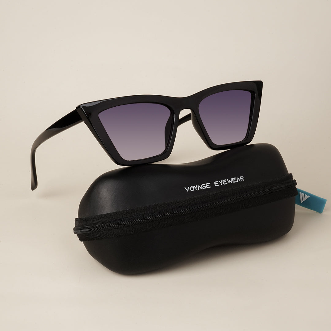 Voyage Violet-Black Cateye Sunglasses MG3298