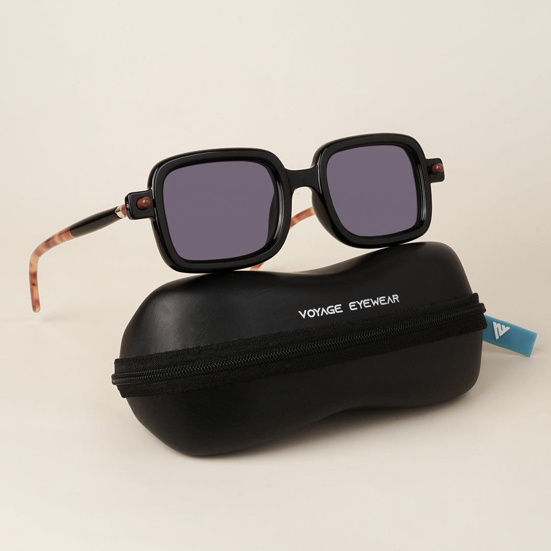 Voyage Rectangle Z Black Sunglasses MG3626