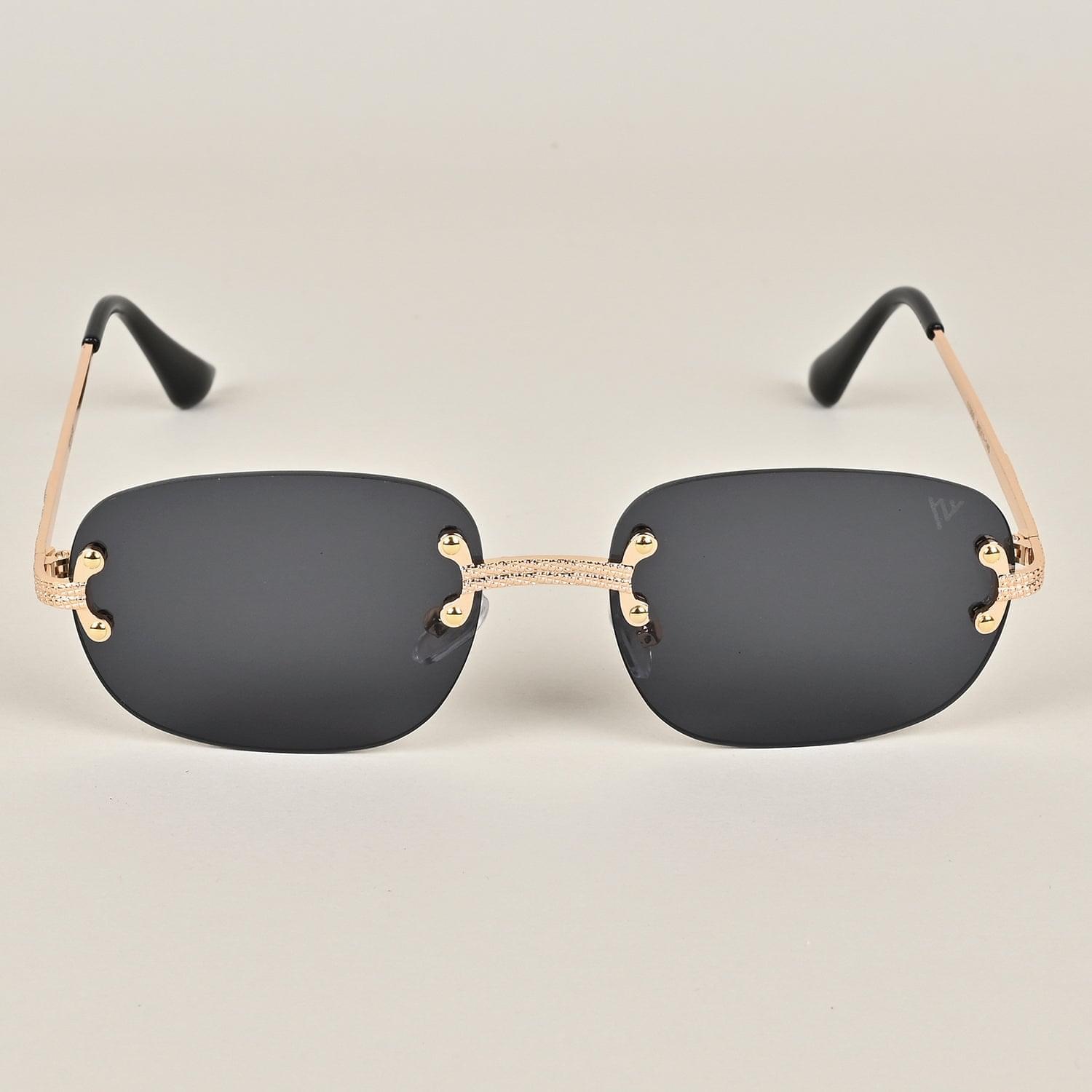 Voyage Black Rimless Sunglasses 17350MG3610