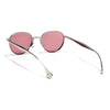 Sphere | Silver Round Sunglasses | Wine Lens - MG7611