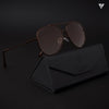 Aviator Brown Polarized Sunglasses - PMG4137